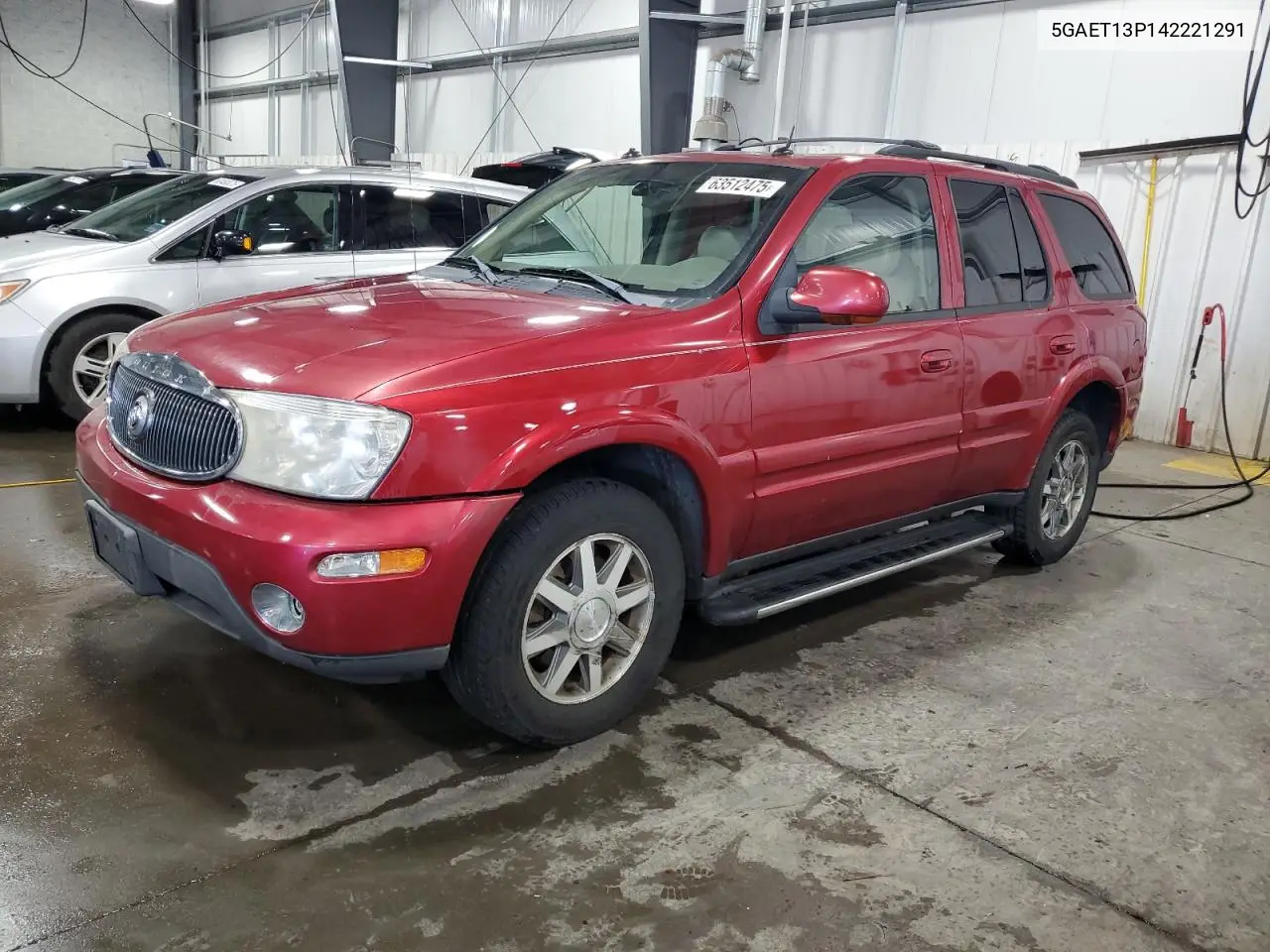 2004 Buick Rainier Cxl VIN: 5GAET13P142221291 Lot: 63512475
