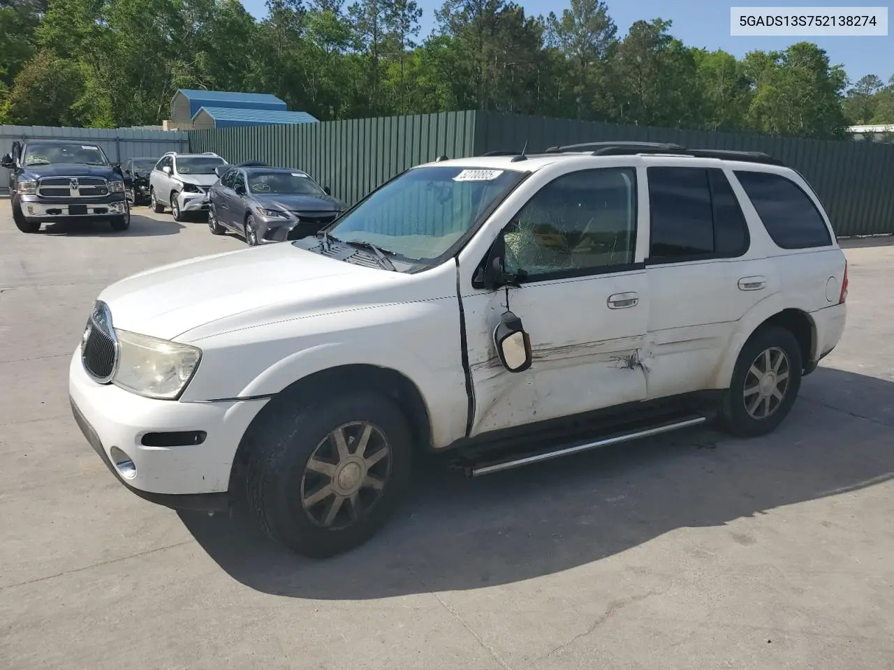 2005 Buick Rainier Cxl VIN: 5GADS13S752138274 Lot: 52700805