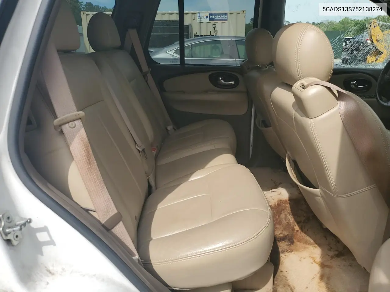 2005 Buick Rainier Cxl VIN: 5GADS13S752138274 Lot: 52700805