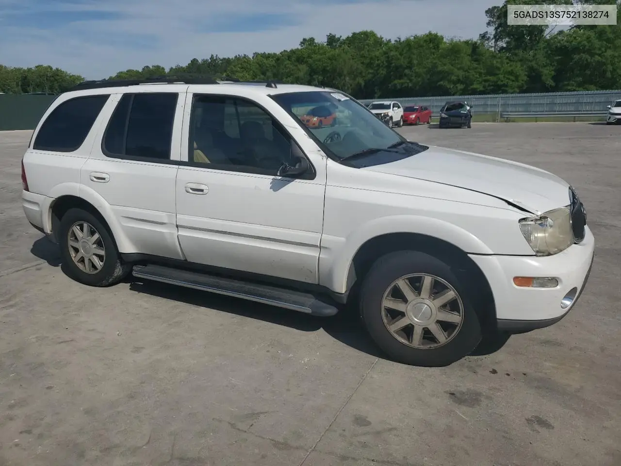 2005 Buick Rainier Cxl VIN: 5GADS13S752138274 Lot: 52700805