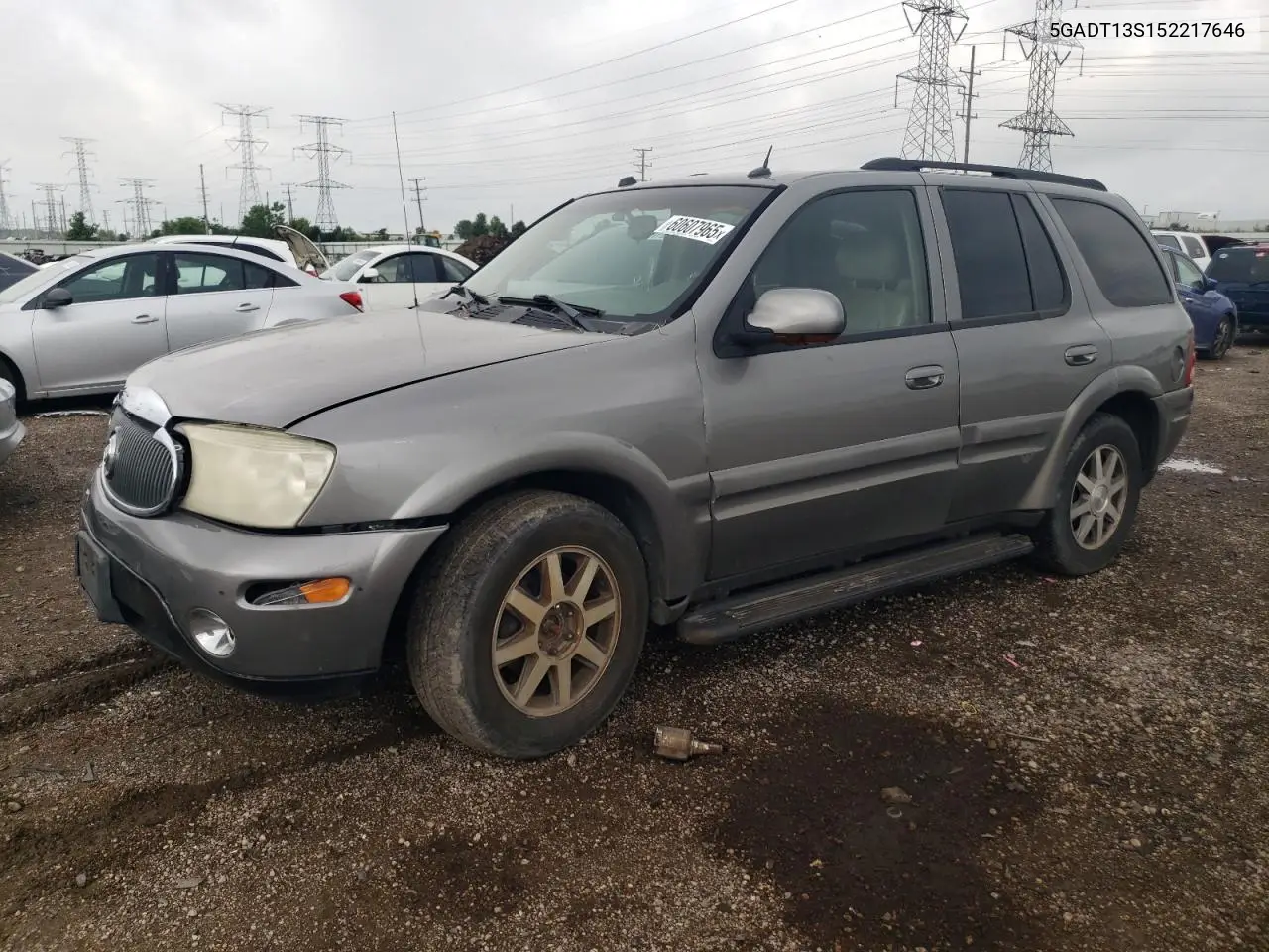 2005 Buick Rainier Cxl VIN: 5GADT13S152217646 Lot: 60607965