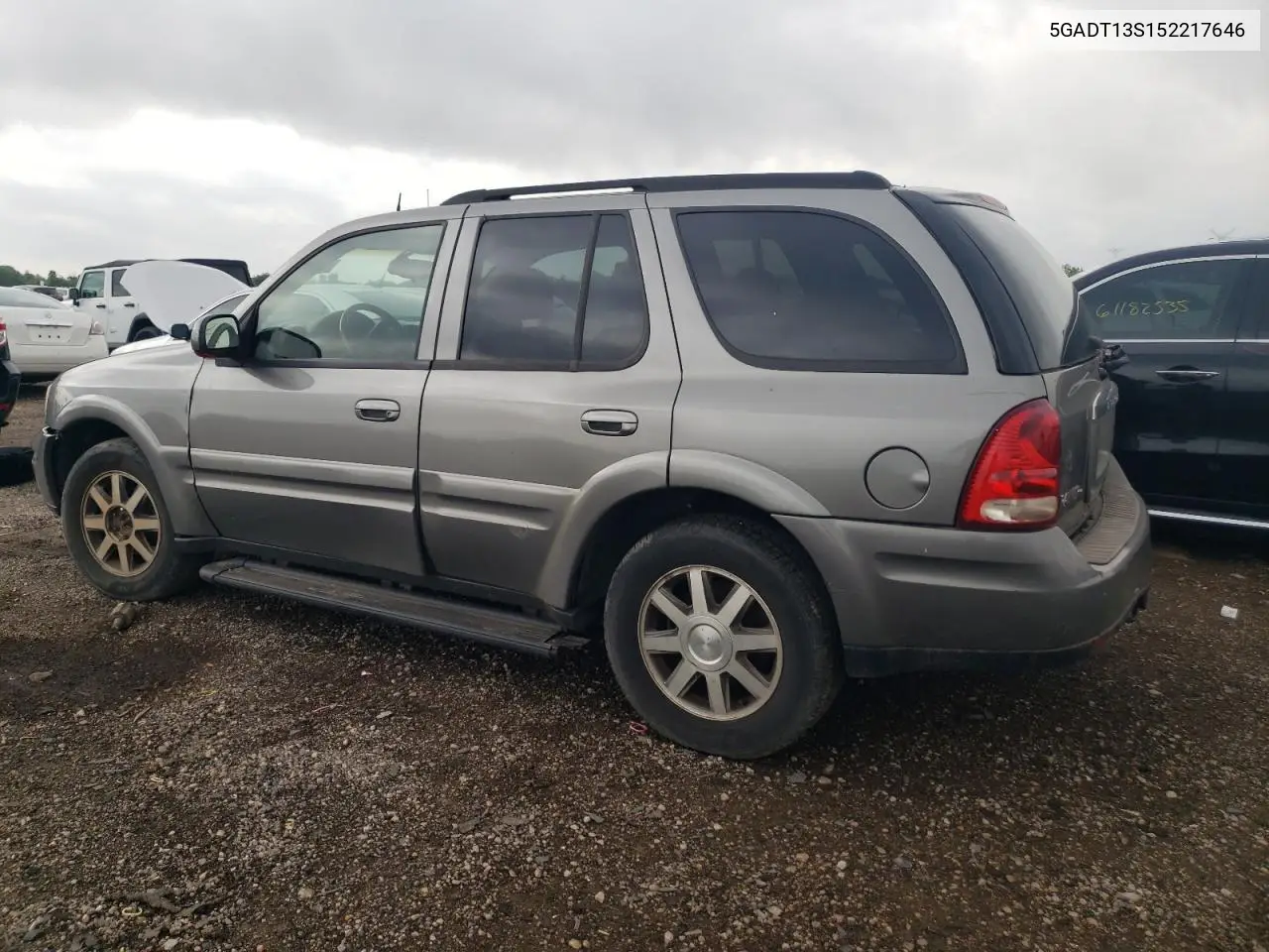 2005 Buick Rainier Cxl VIN: 5GADT13S152217646 Lot: 60607965
