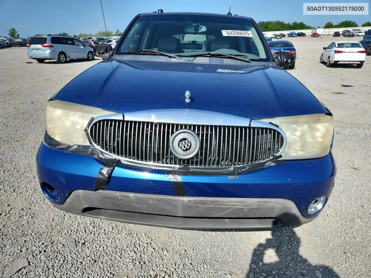 2005 Buick Rainier Cxl VIN: 5GADT13S552175000 Lot: 64206625