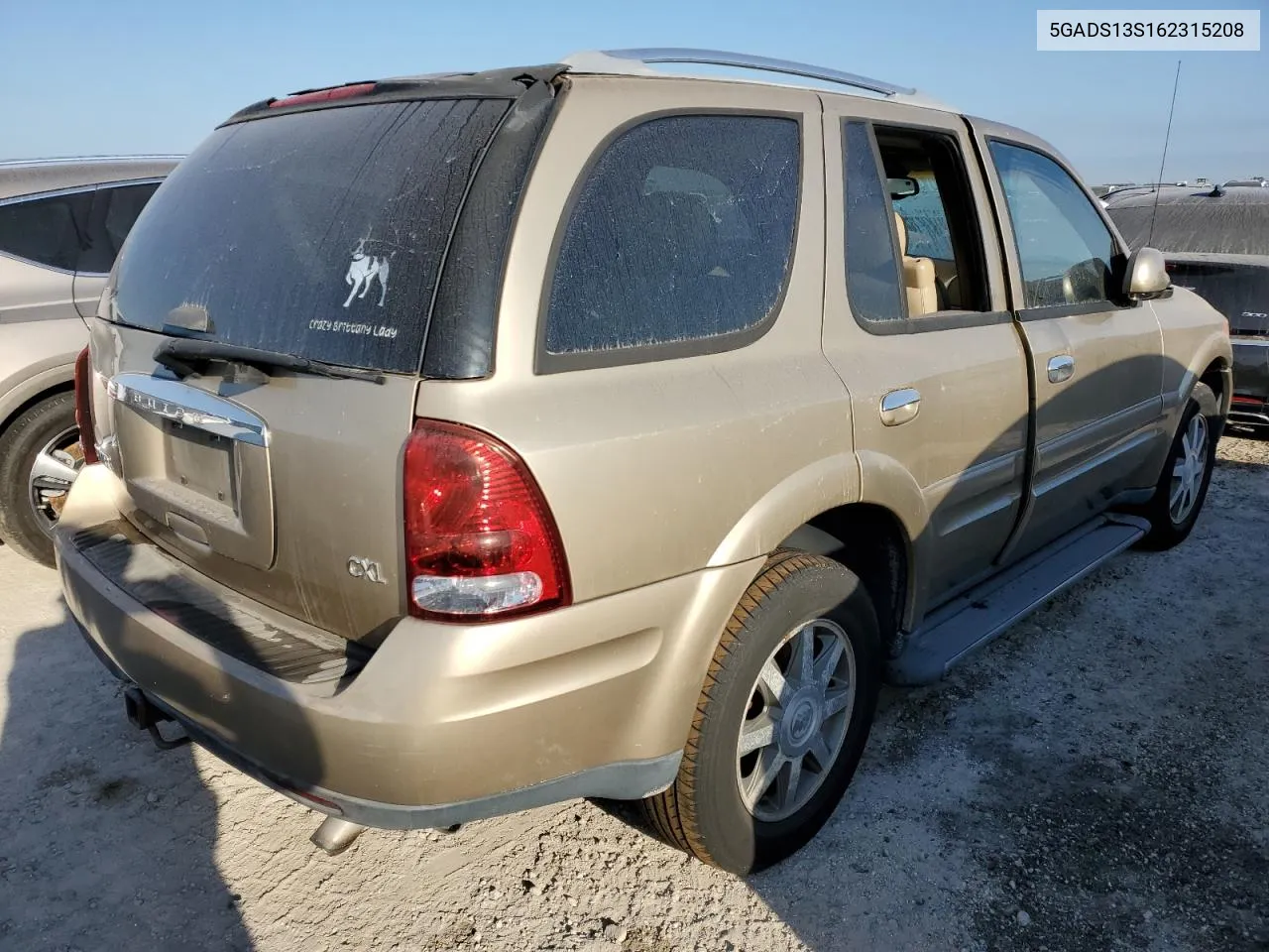 2006 Buick Rainier Cxl VIN: 5GADS13S162315208 Lot: 75126404