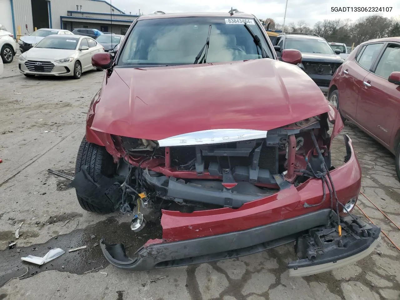 2006 Buick Rainier Cxl VIN: 5GADT13S062324107 Lot: 83843464
