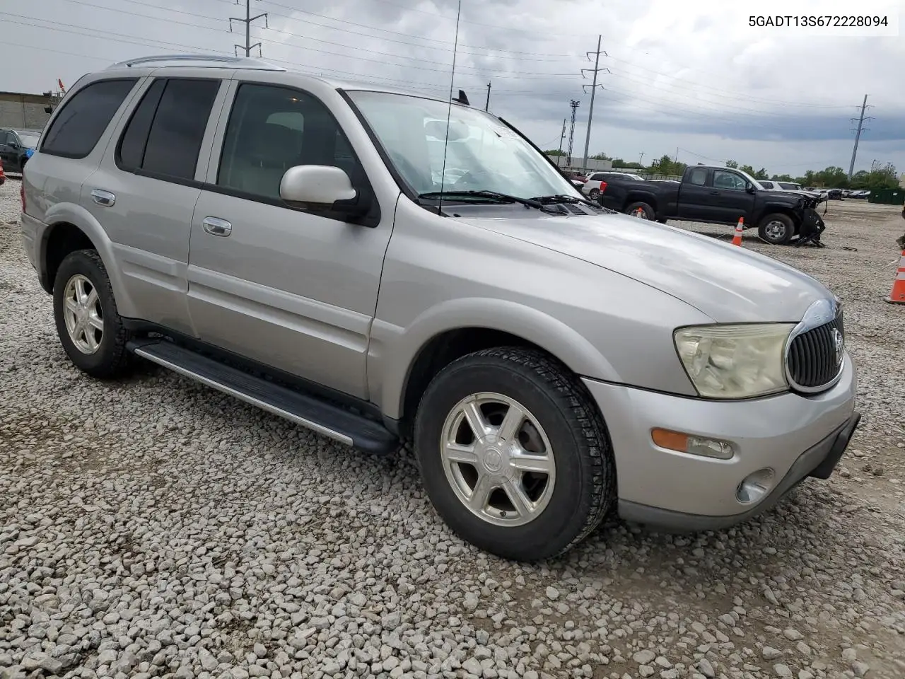 2007 Buick Rainier Cxl VIN: 5GADT13S672228094 Lot: 55973105