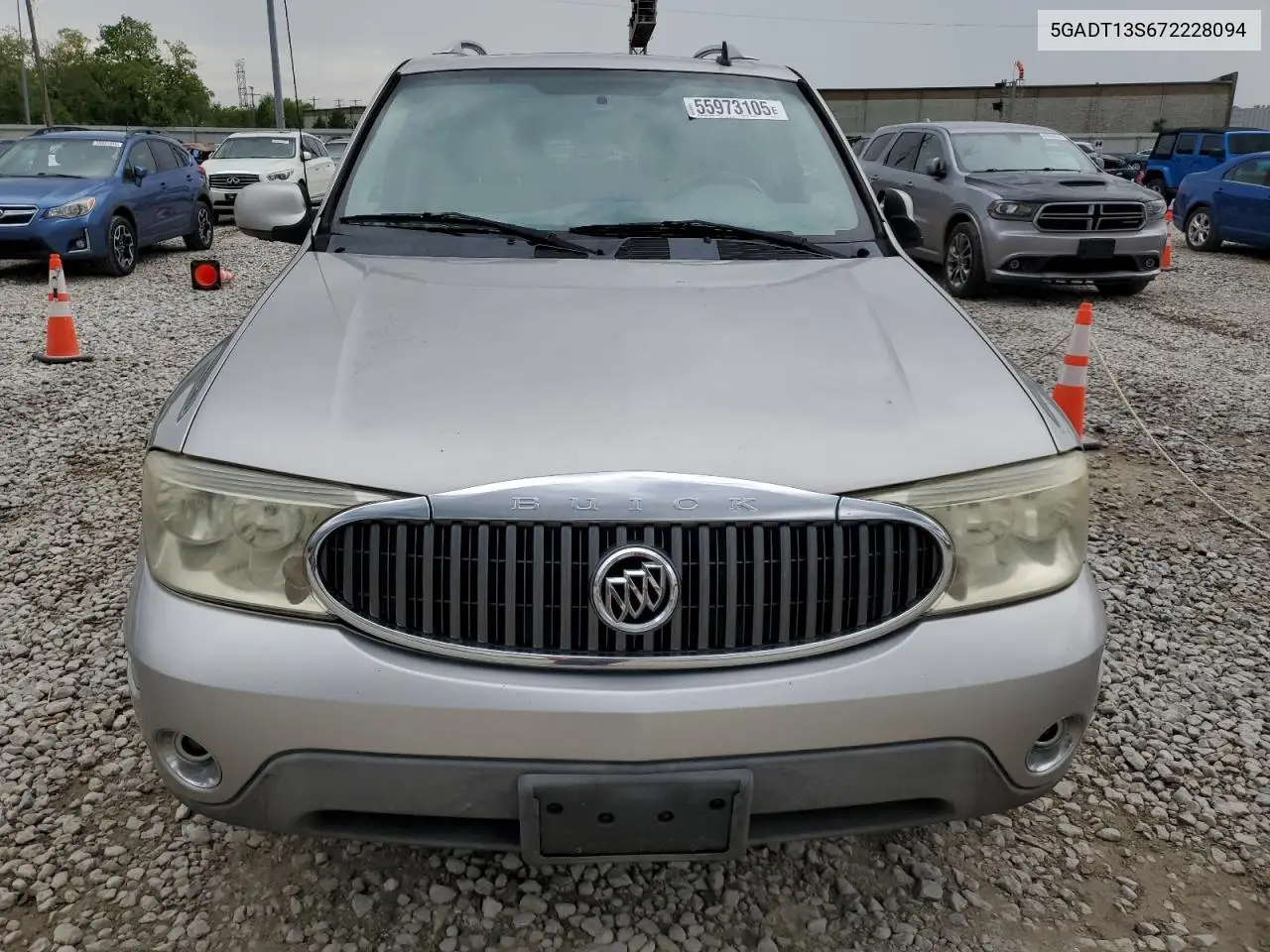 2007 Buick Rainier Cxl VIN: 5GADT13S672228094 Lot: 55973105