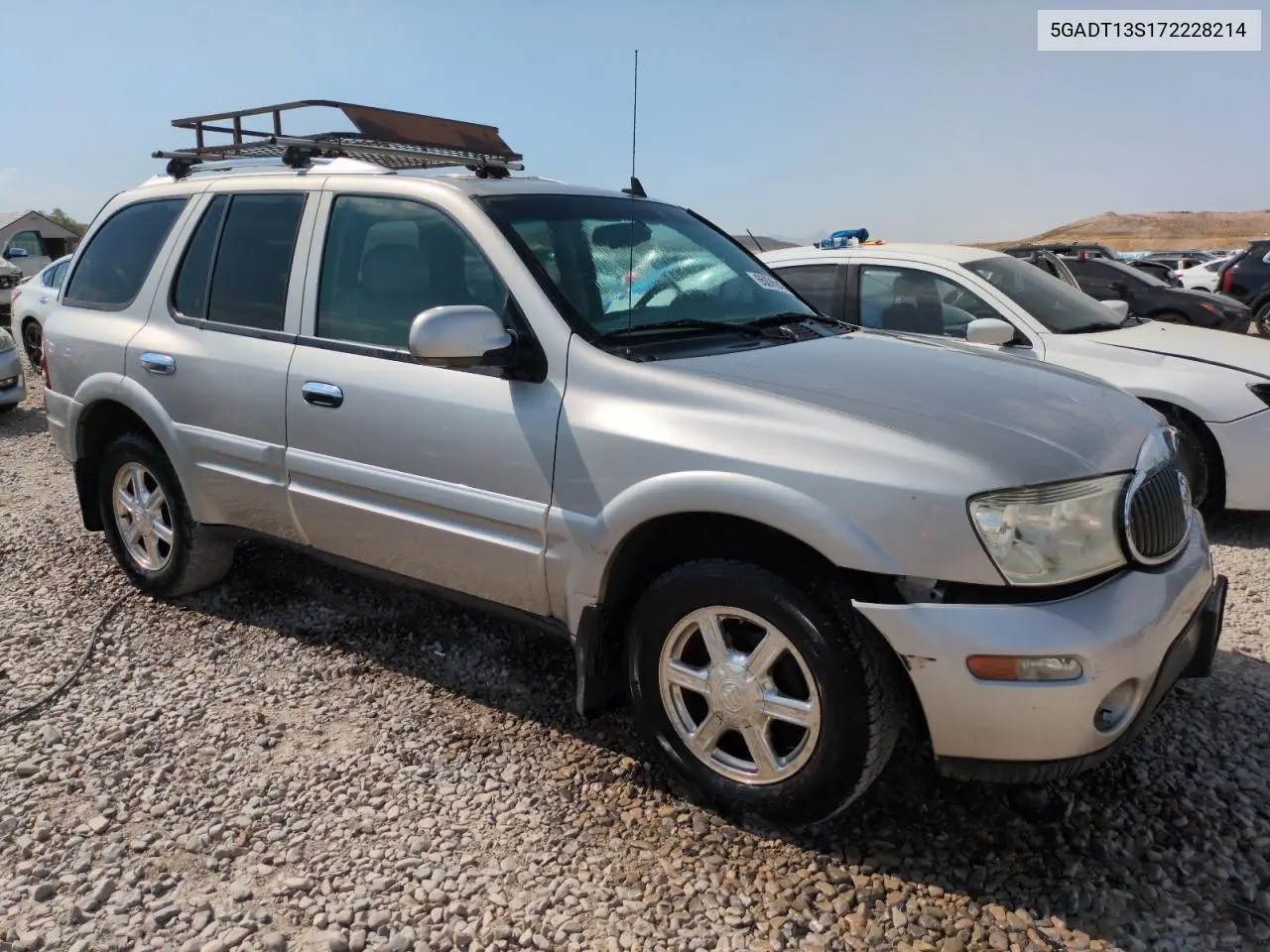 2007 Buick Rainier Cxl VIN: 5GADT13S172228214 Lot: 65076945