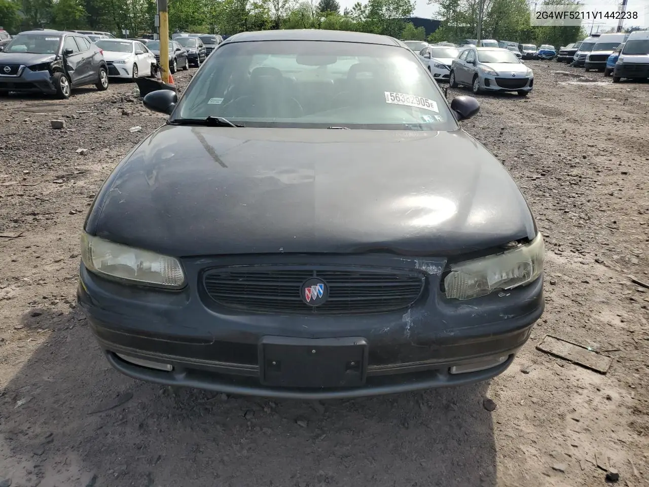 1997 Buick Regal Gs VIN: 2G4WF5211V1442238 Lot: 56382905