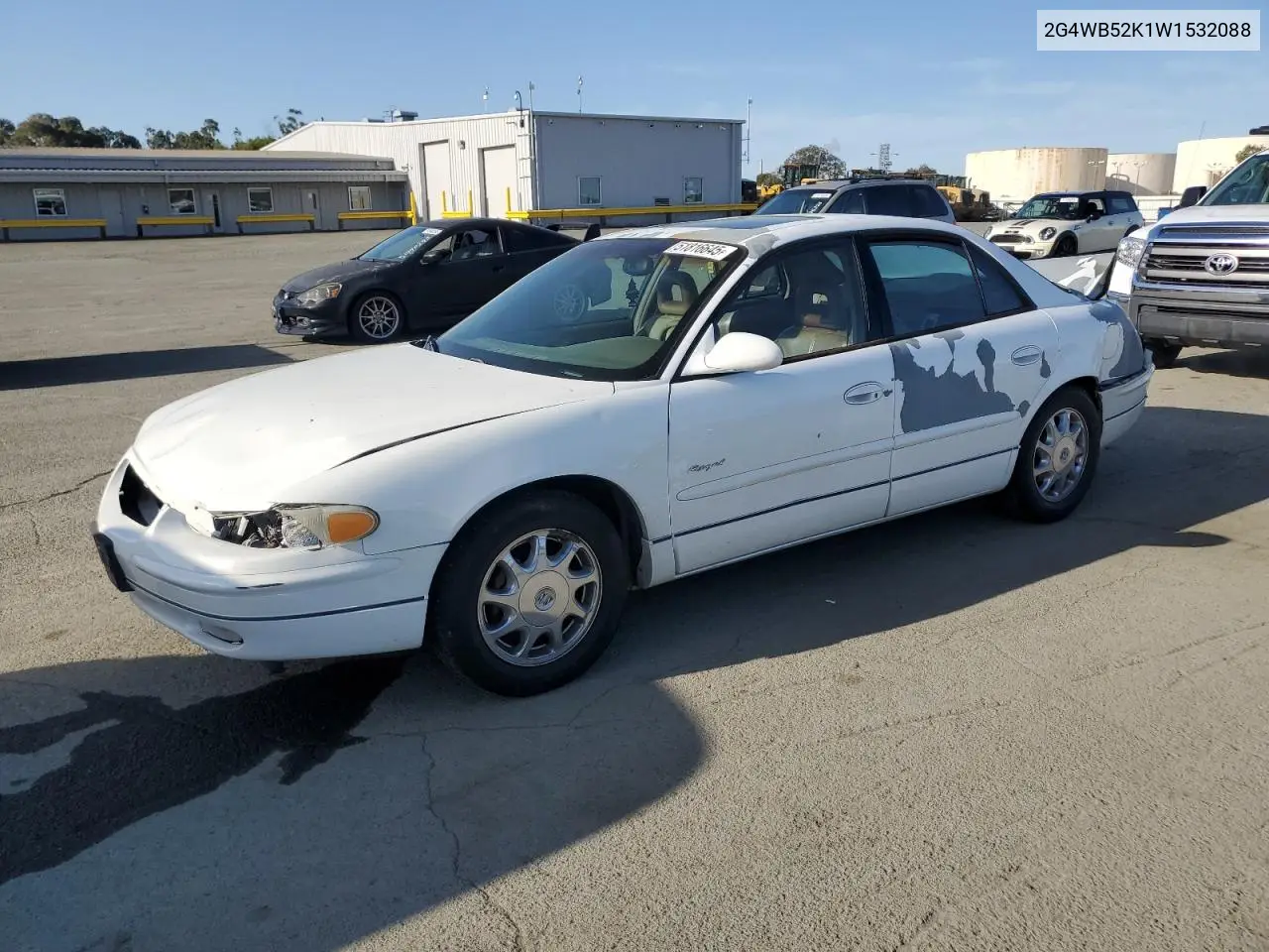 1998 Buick Regal Ls VIN: 2G4WB52K1W1532088 Lot: 51816645