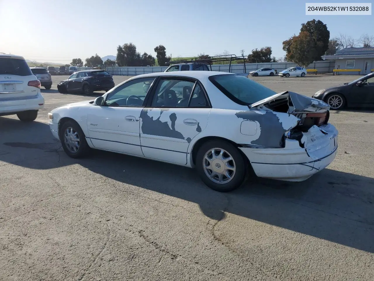 1998 Buick Regal Ls VIN: 2G4WB52K1W1532088 Lot: 51816645