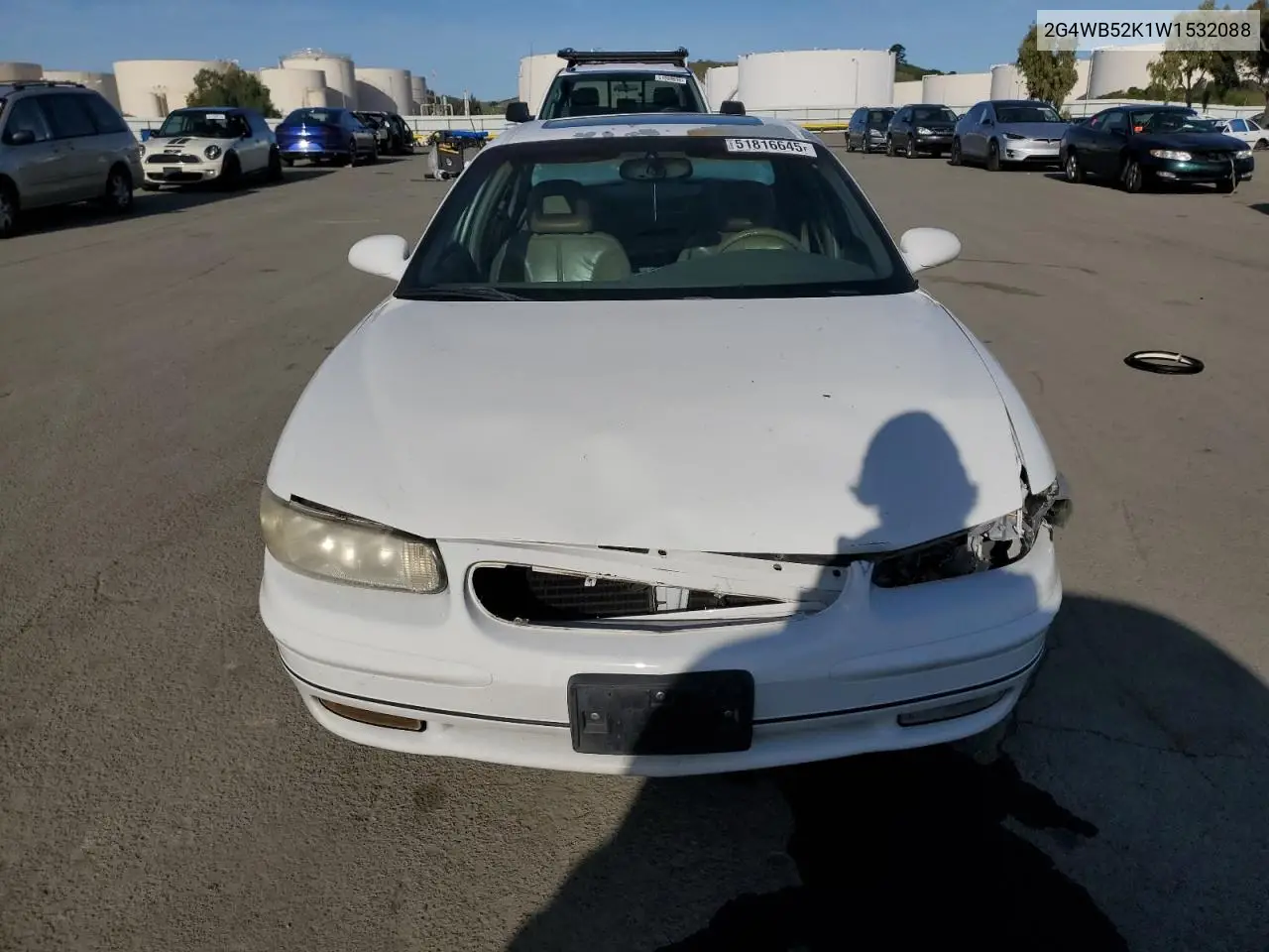 1998 Buick Regal Ls VIN: 2G4WB52K1W1532088 Lot: 51816645