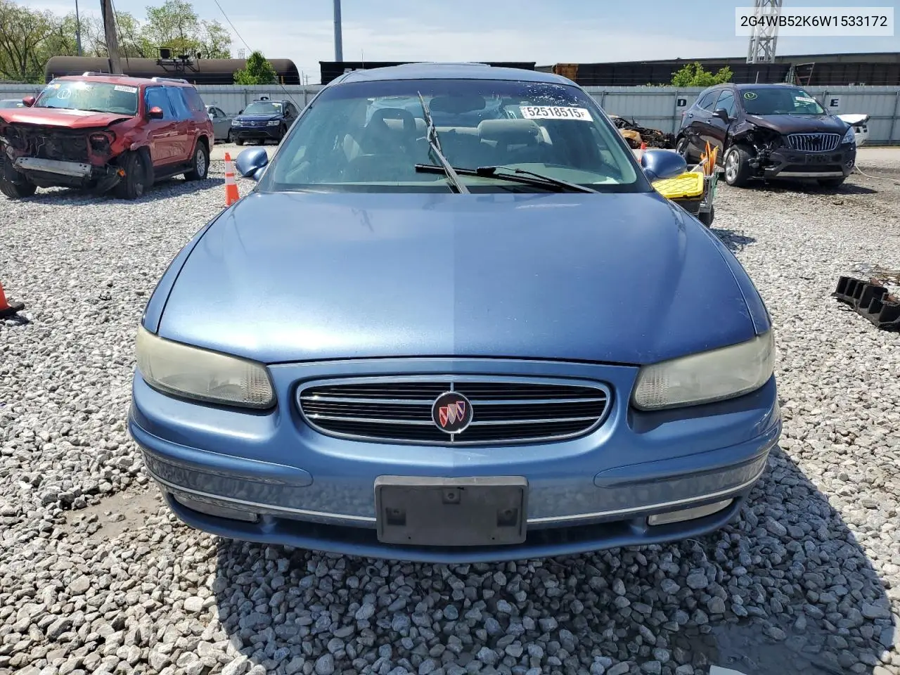 1998 Buick Regal Ls VIN: 2G4WB52K6W1533172 Lot: 52518515
