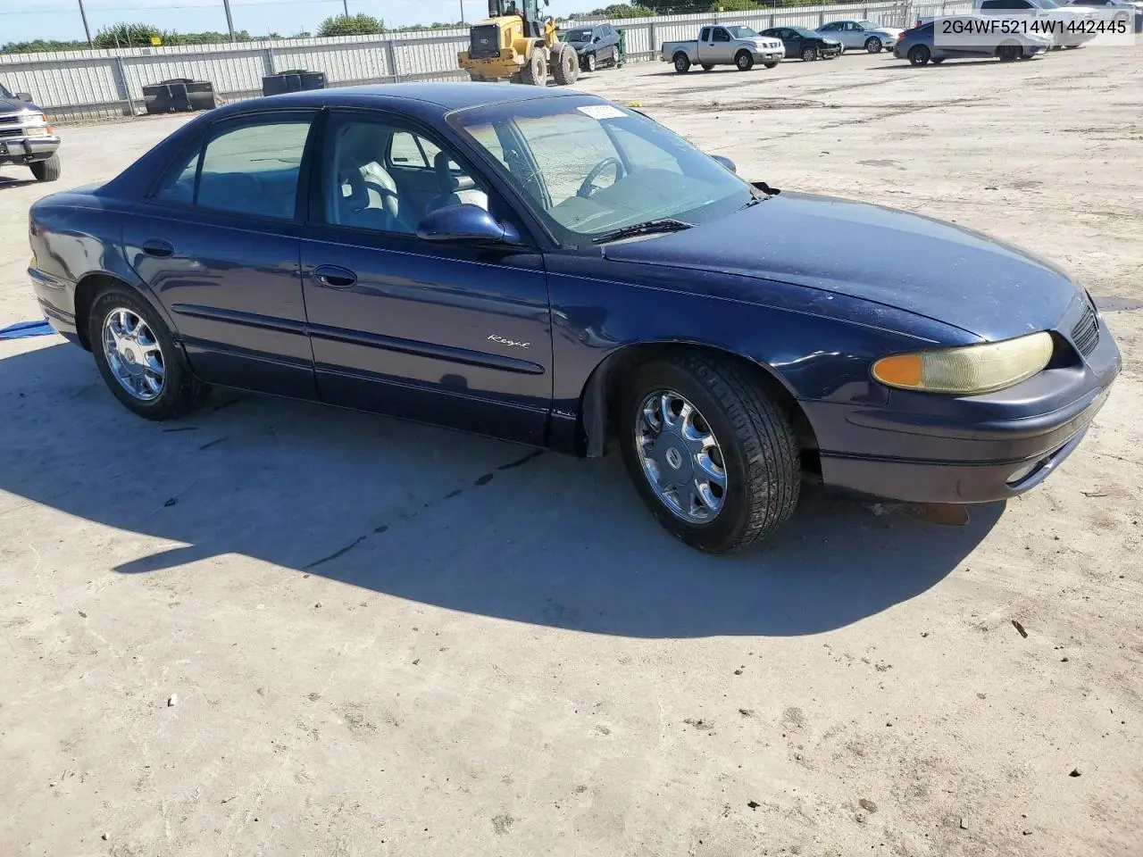 1998 Buick Regal Gs VIN: 2G4WF5214W1442445 Lot: 57913005