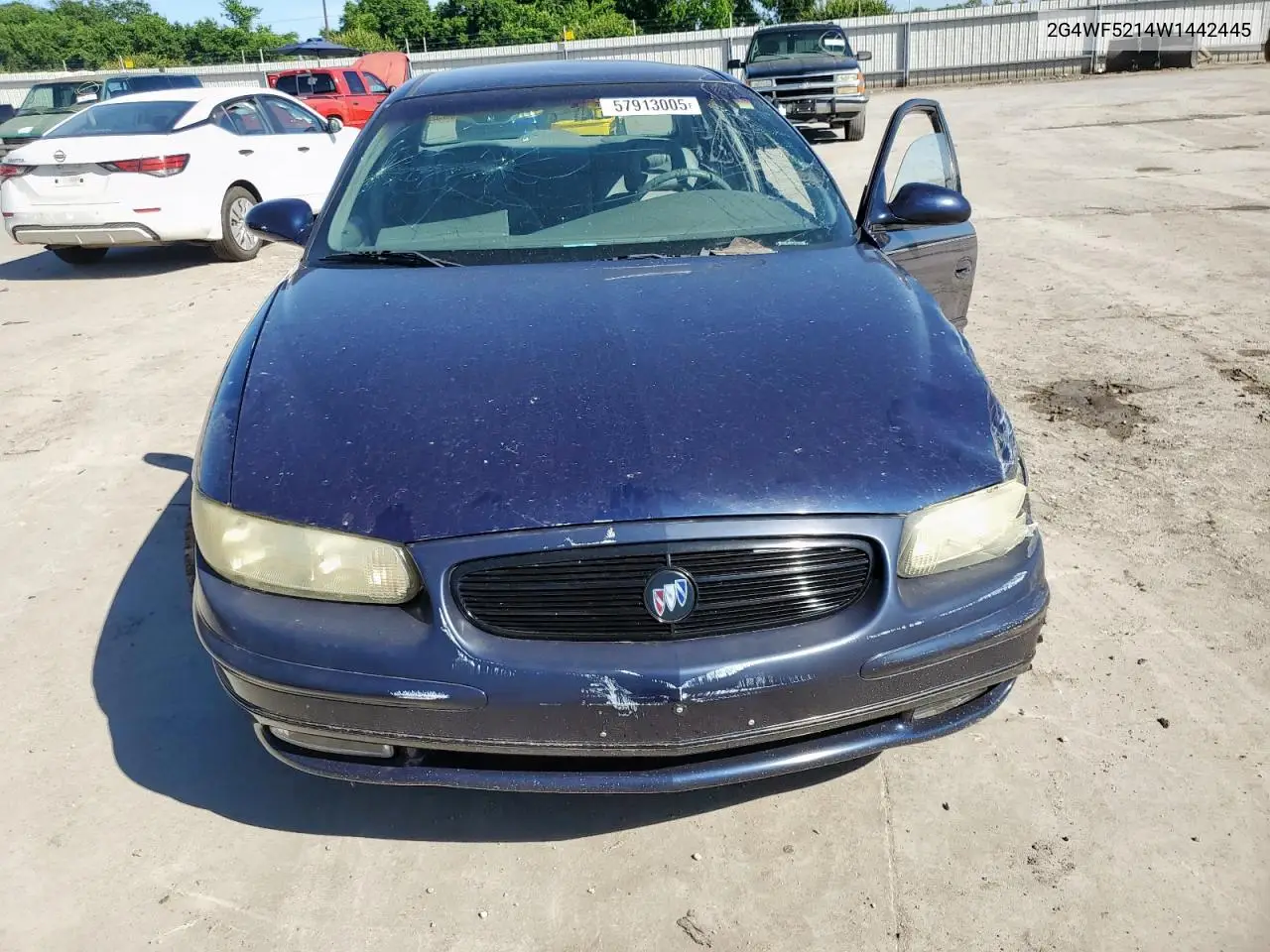 1998 Buick Regal Gs VIN: 2G4WF5214W1442445 Lot: 57913005