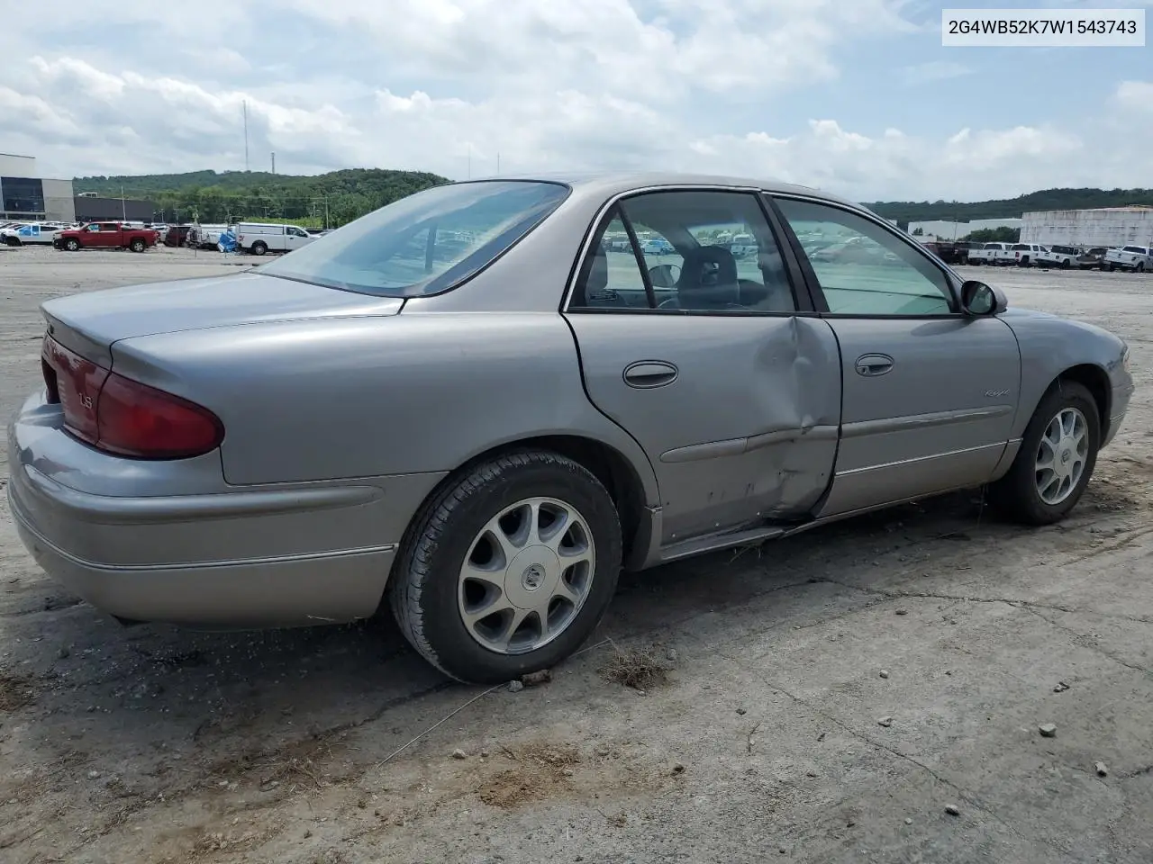 1998 Buick Regal Ls VIN: 2G4WB52K7W1543743 Lot: 60970515