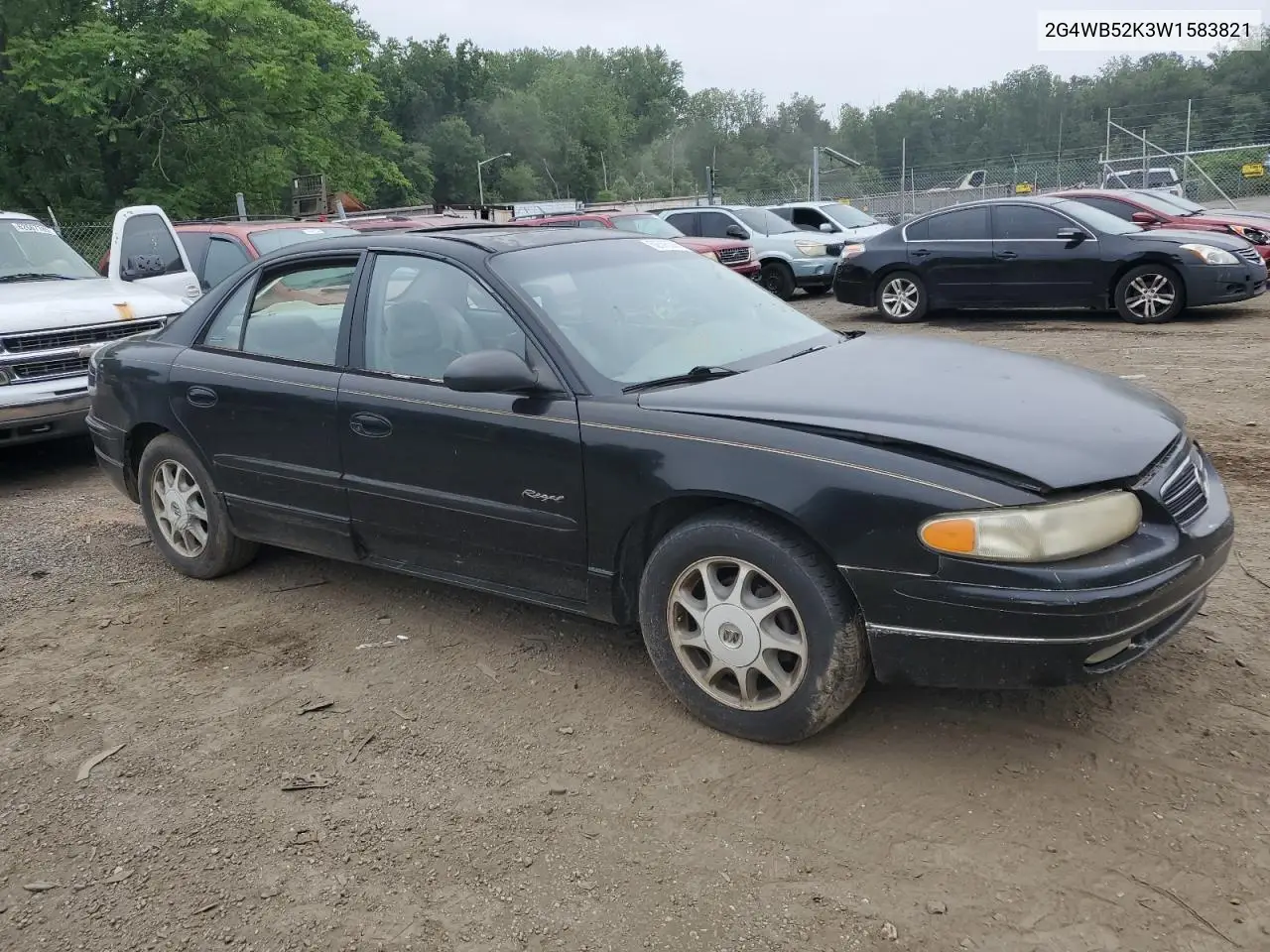 1998 Buick Regal Ls VIN: 2G4WB52K3W1583821 Lot: 62693585