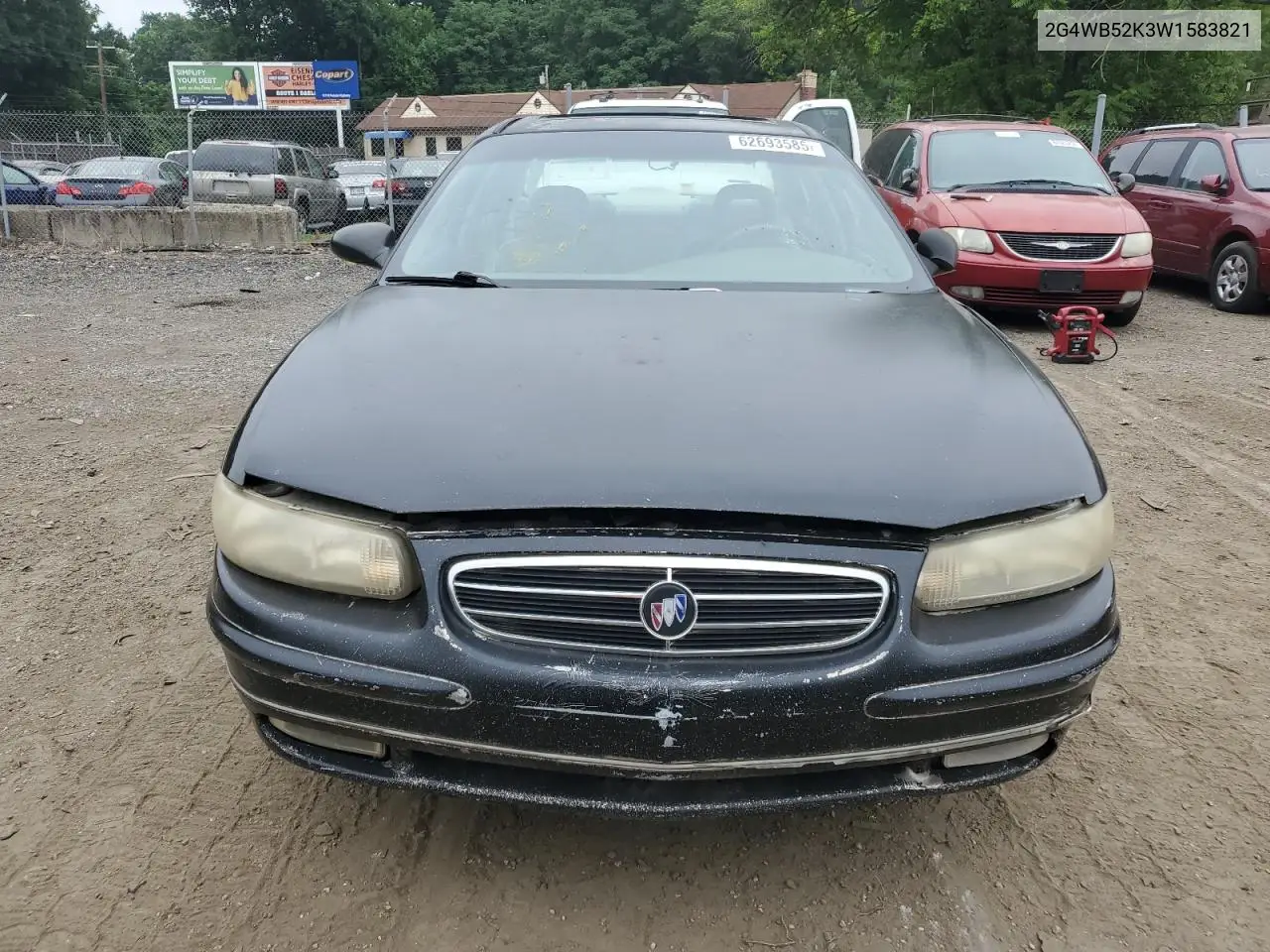 1998 Buick Regal Ls VIN: 2G4WB52K3W1583821 Lot: 62693585