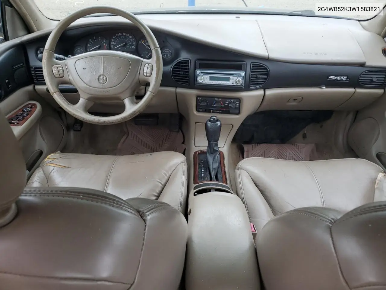 1998 Buick Regal Ls VIN: 2G4WB52K3W1583821 Lot: 62693585