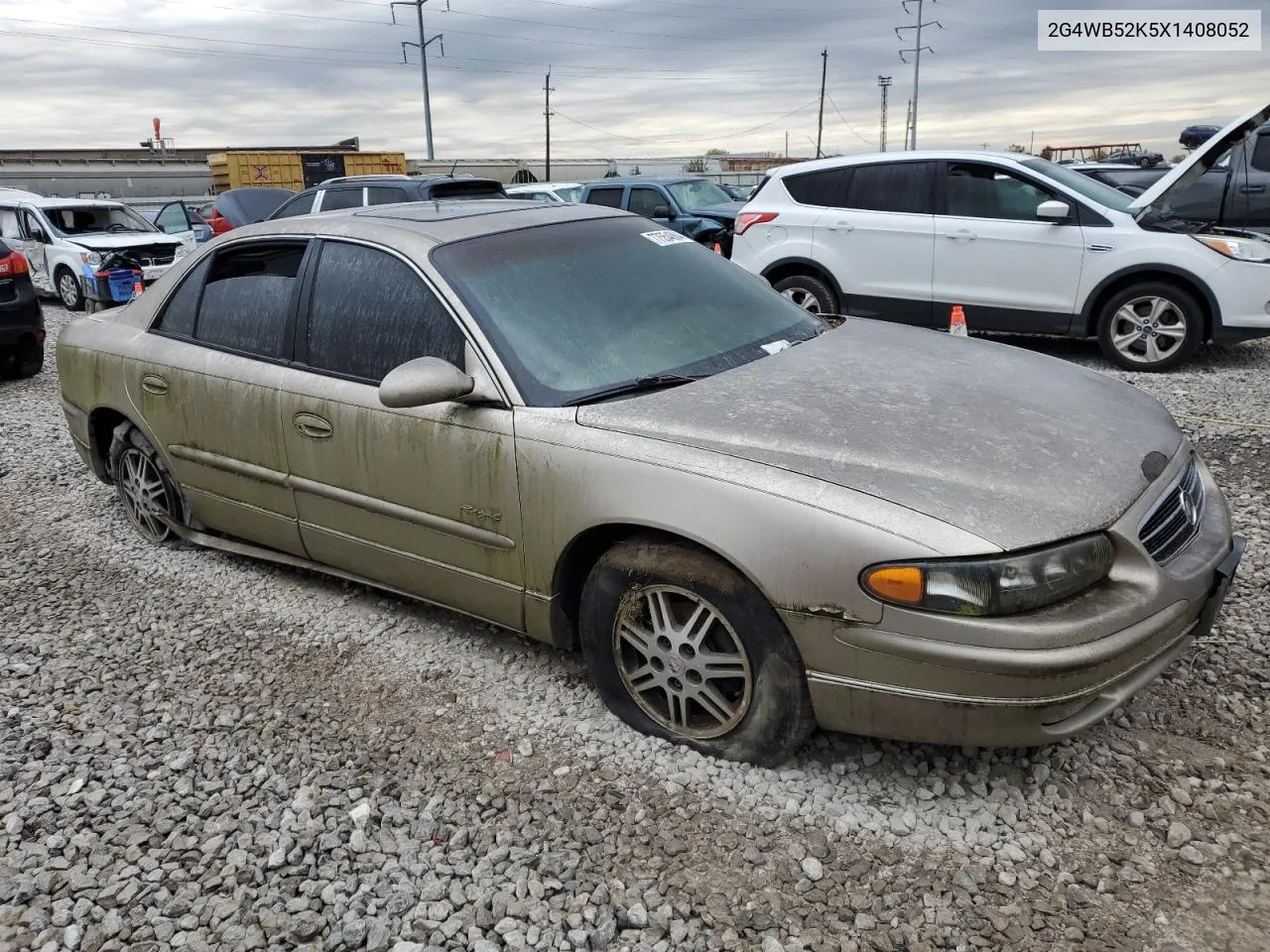 1999 Buick Regal Ls VIN: 2G4WB52K5X1408052 Lot: 77554884