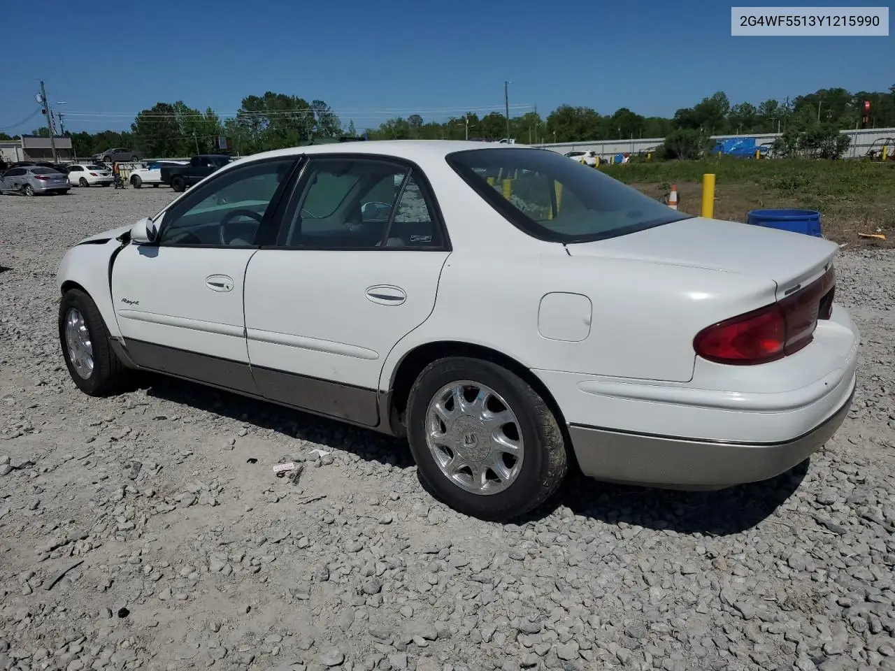 2000 Buick Regal Gs VIN: 2G4WF5513Y1215990 Lot: 53140385