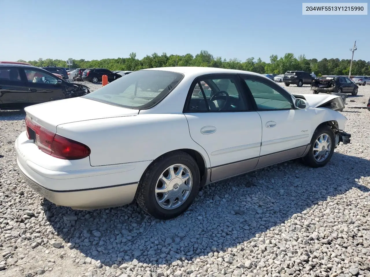 2000 Buick Regal Gs VIN: 2G4WF5513Y1215990 Lot: 53140385