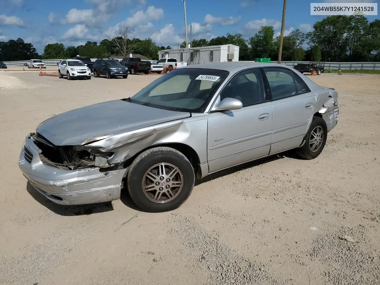 2000 Buick Regal Ls VIN: 2G4WB55K7Y1241528 Lot: 54789665