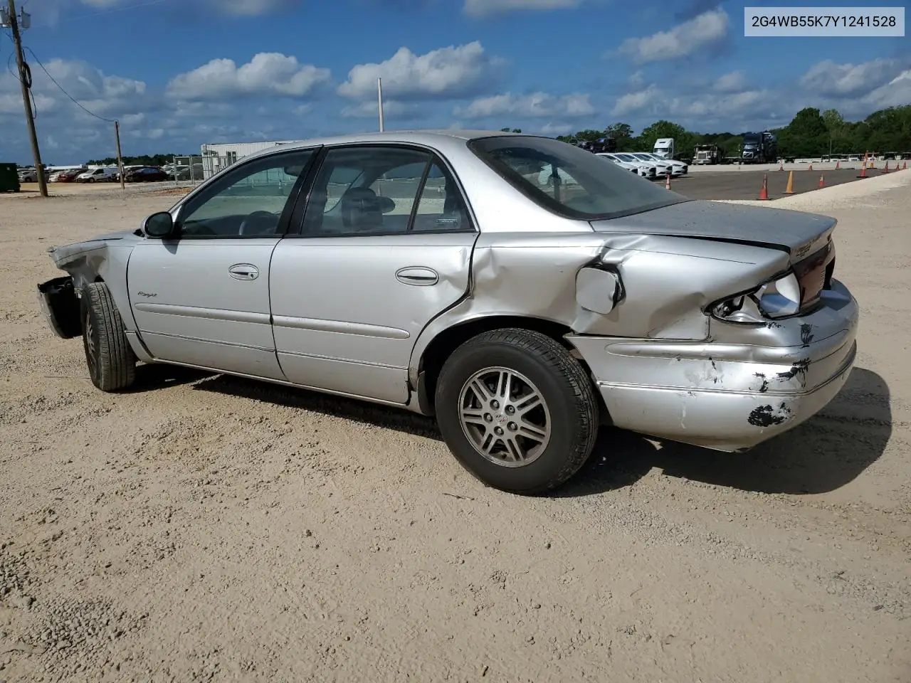 2000 Buick Regal Ls VIN: 2G4WB55K7Y1241528 Lot: 54789665