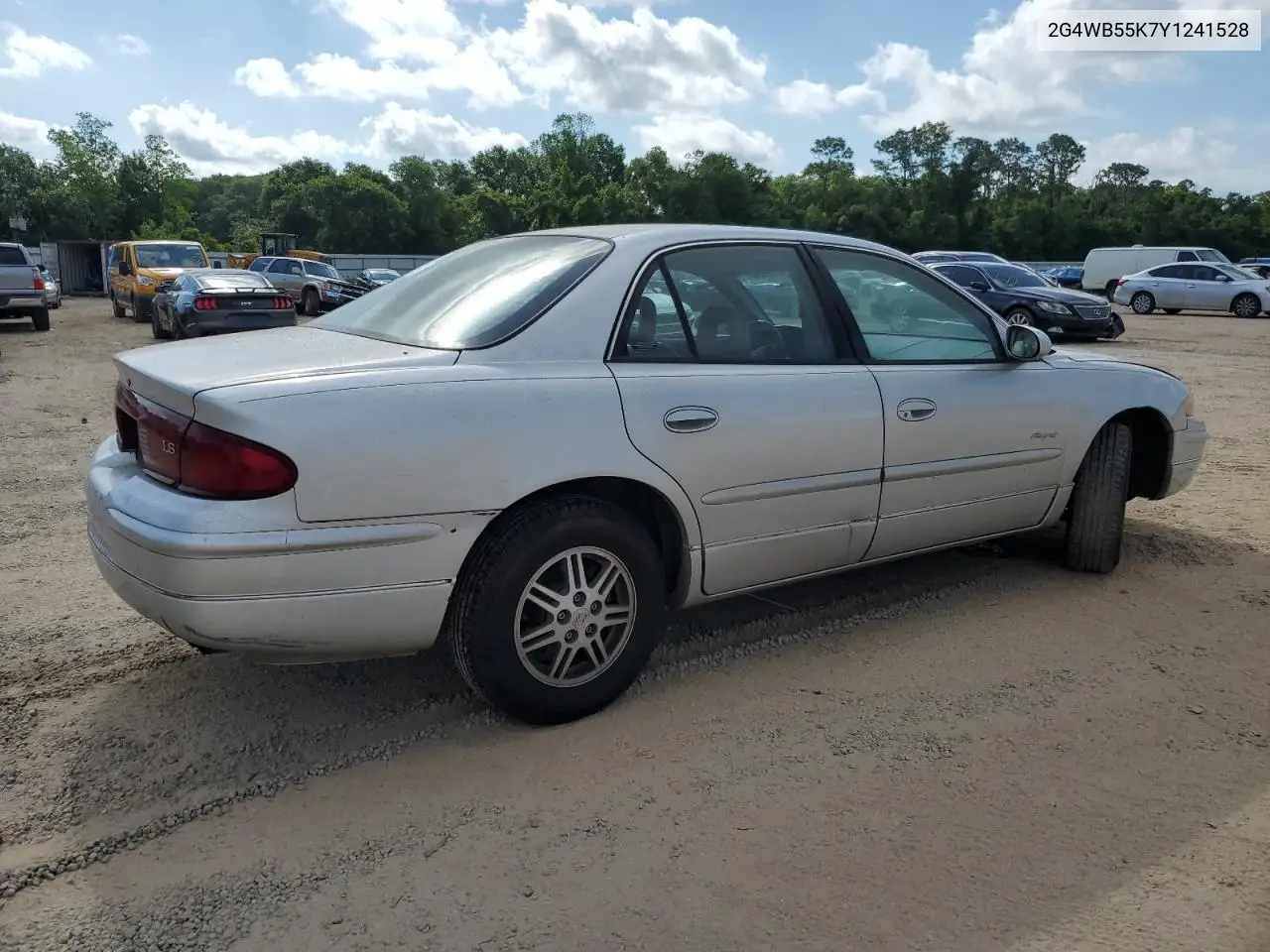 2000 Buick Regal Ls VIN: 2G4WB55K7Y1241528 Lot: 54789665