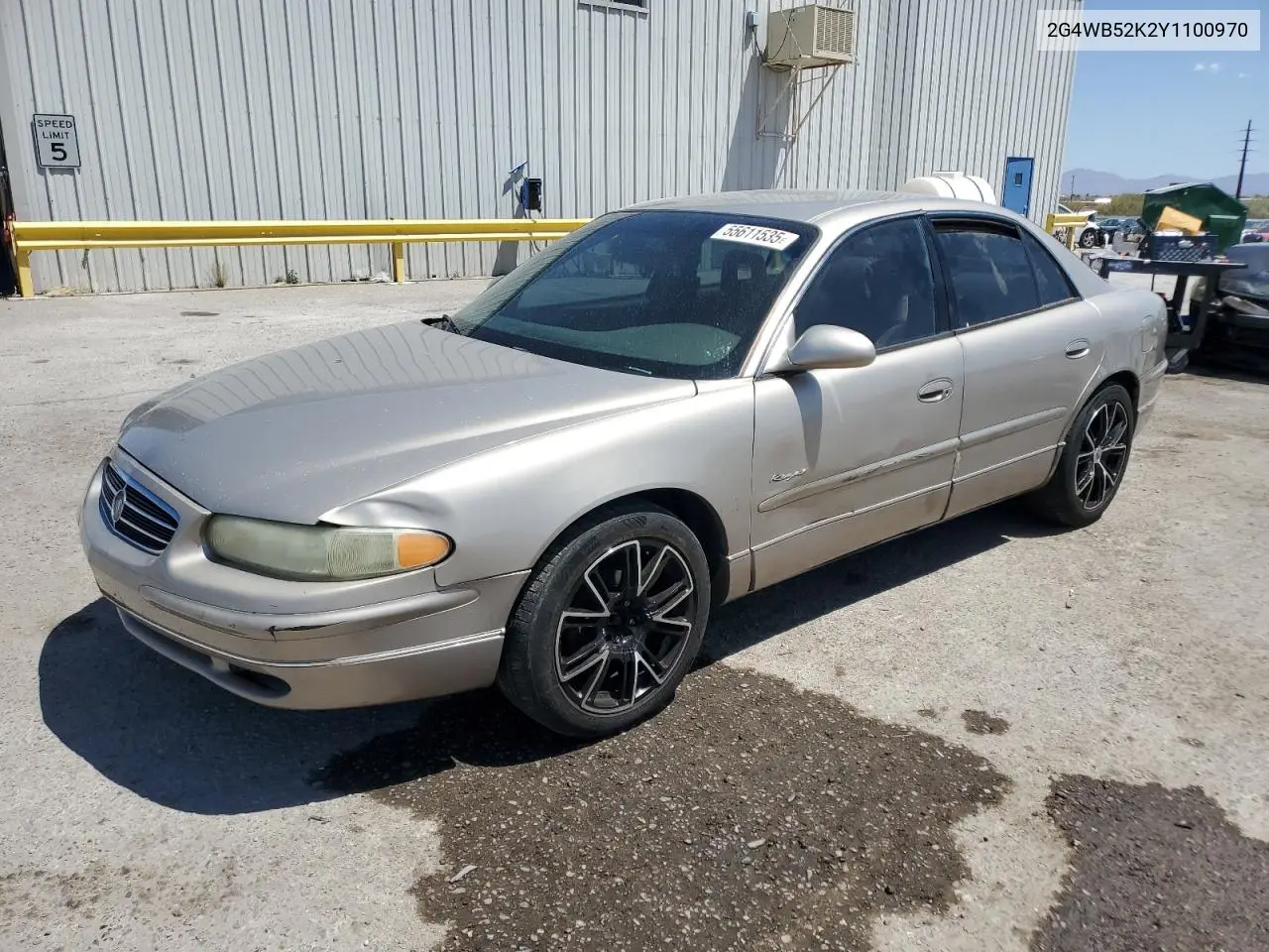 2000 Buick Regal Ls VIN: 2G4WB52K2Y1100970 Lot: 55611535