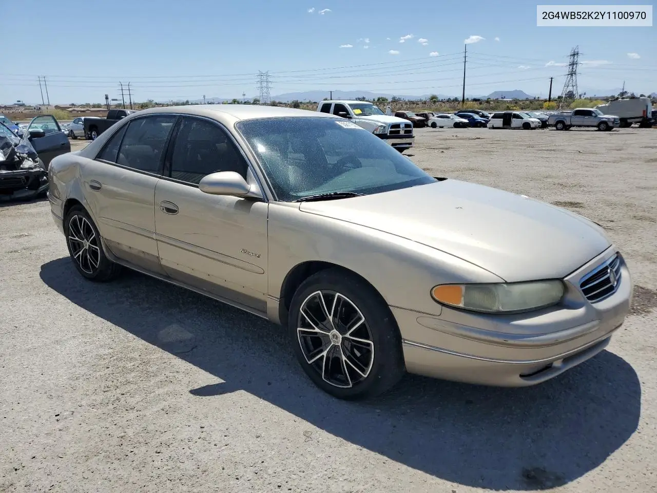 2000 Buick Regal Ls VIN: 2G4WB52K2Y1100970 Lot: 55611535