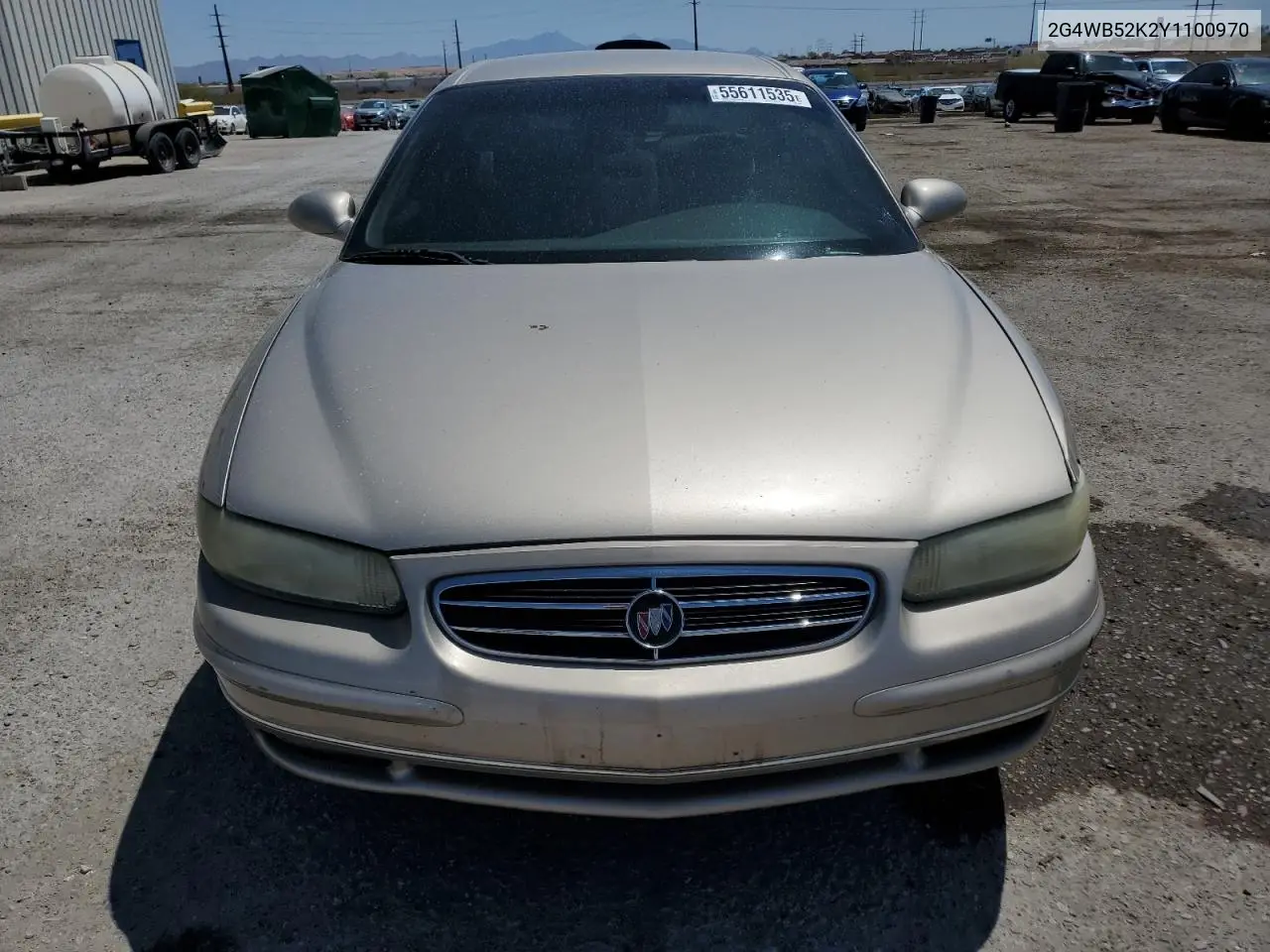 2000 Buick Regal Ls VIN: 2G4WB52K2Y1100970 Lot: 55611535