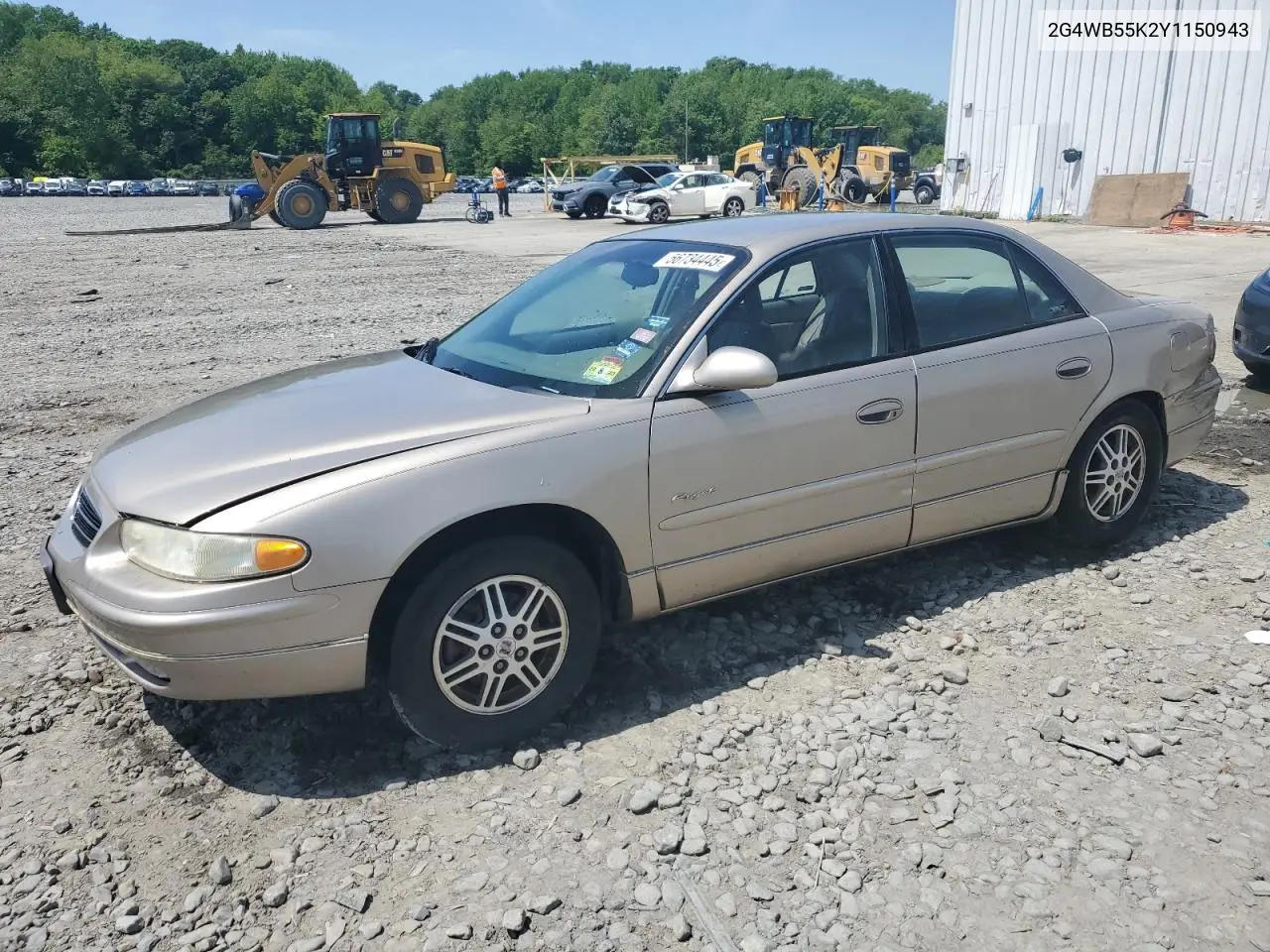 2000 Buick Regal Ls VIN: 2G4WB55K2Y1150943 Lot: 56734445