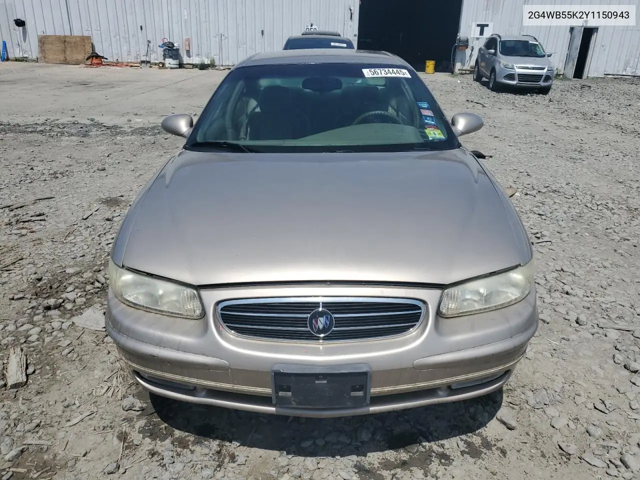 2000 Buick Regal Ls VIN: 2G4WB55K2Y1150943 Lot: 56734445