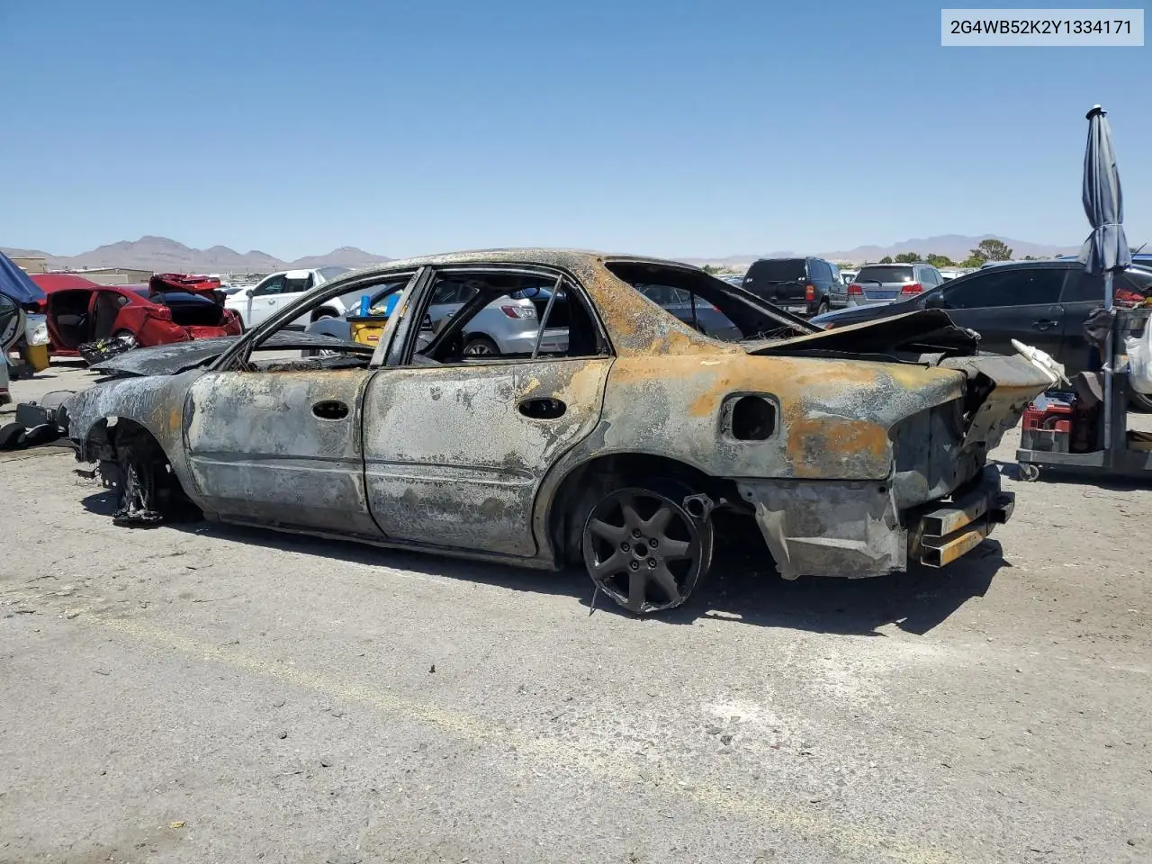 2000 Buick Regal Ls VIN: 2G4WB52K2Y1334171 Lot: 60529705