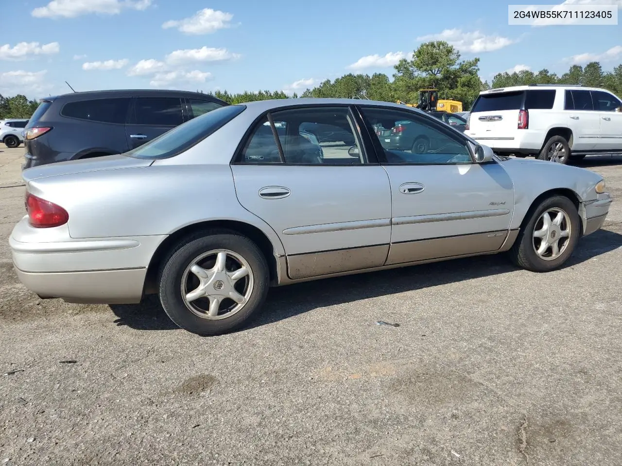 2001 Buick Regal Ls VIN: 2G4WB55K711123405 Lot: 52409875