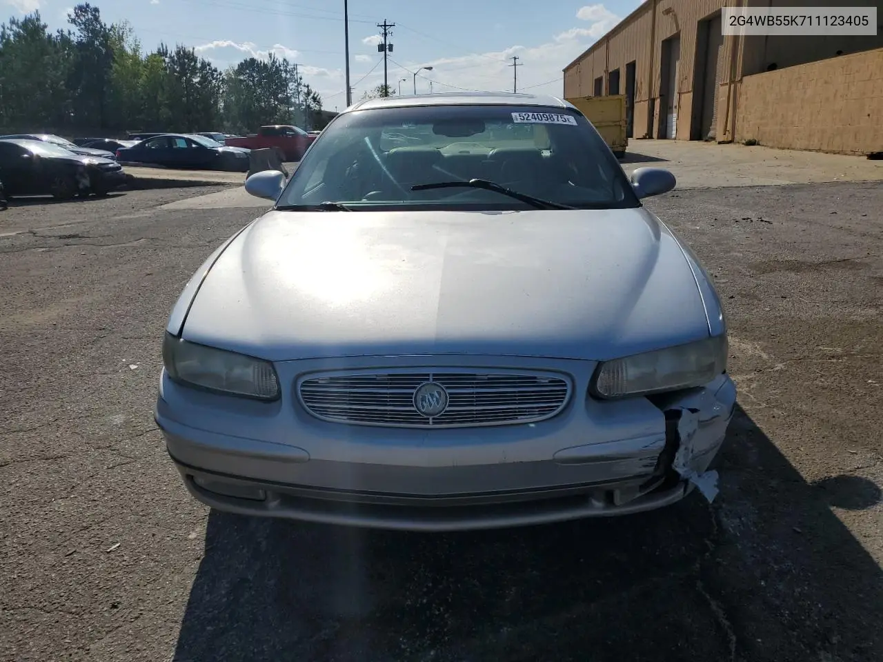 2001 Buick Regal Ls VIN: 2G4WB55K711123405 Lot: 52409875