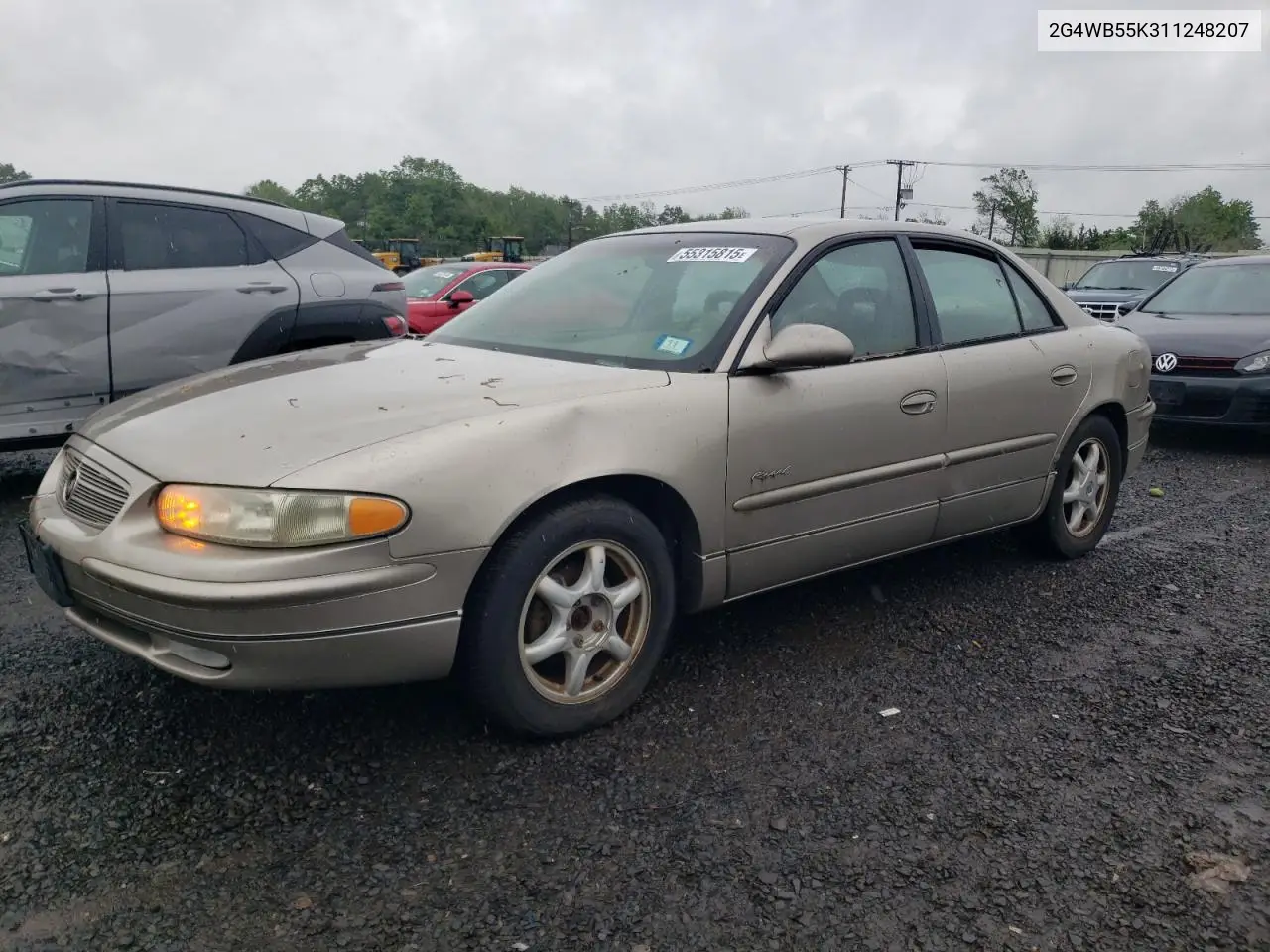2001 Buick Regal Ls VIN: 2G4WB55K311248207 Lot: 55315815