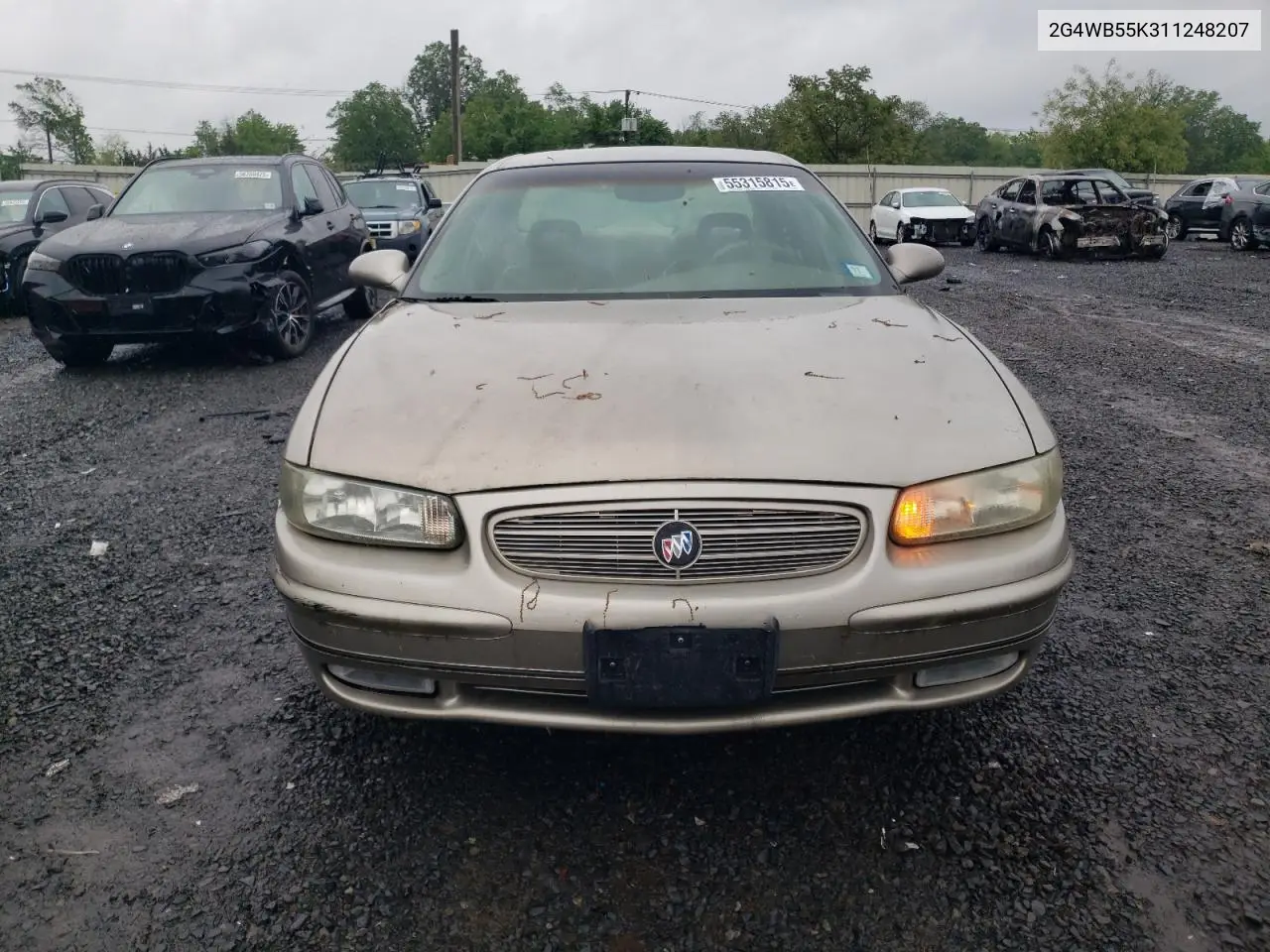 2001 Buick Regal Ls VIN: 2G4WB55K311248207 Lot: 55315815