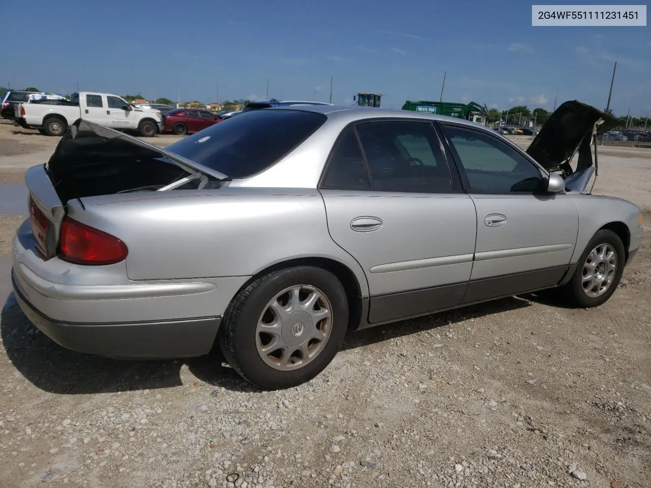 2001 Buick Regal Gs VIN: 2G4WF551111231451 Lot: 63943905