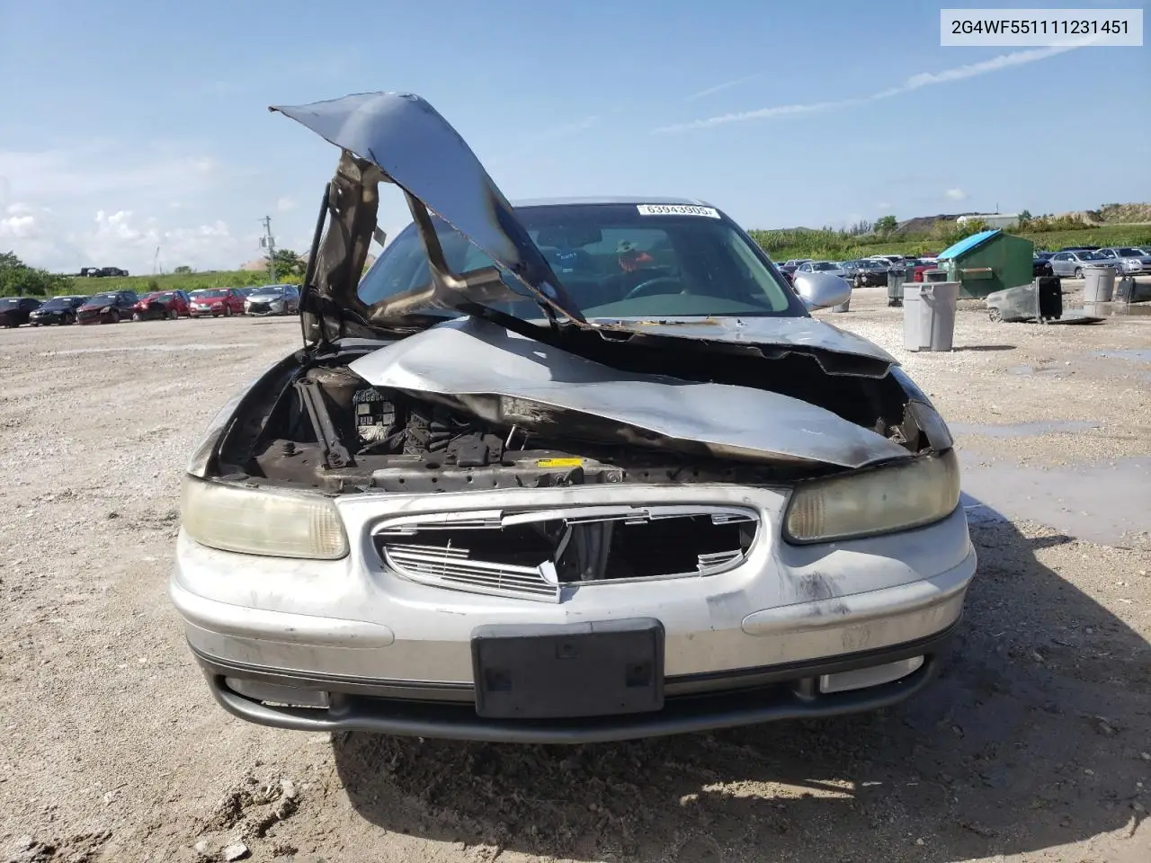 2001 Buick Regal Gs VIN: 2G4WF551111231451 Lot: 63943905