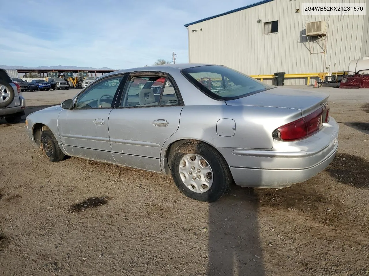 2002 Buick Regal Ls VIN: 2G4WB52KX21231670 Lot: 41953345