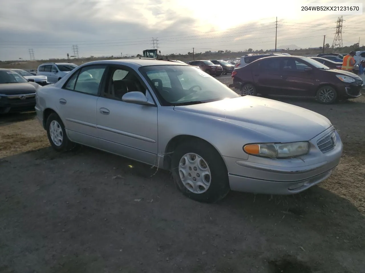 2002 Buick Regal Ls VIN: 2G4WB52KX21231670 Lot: 41953345