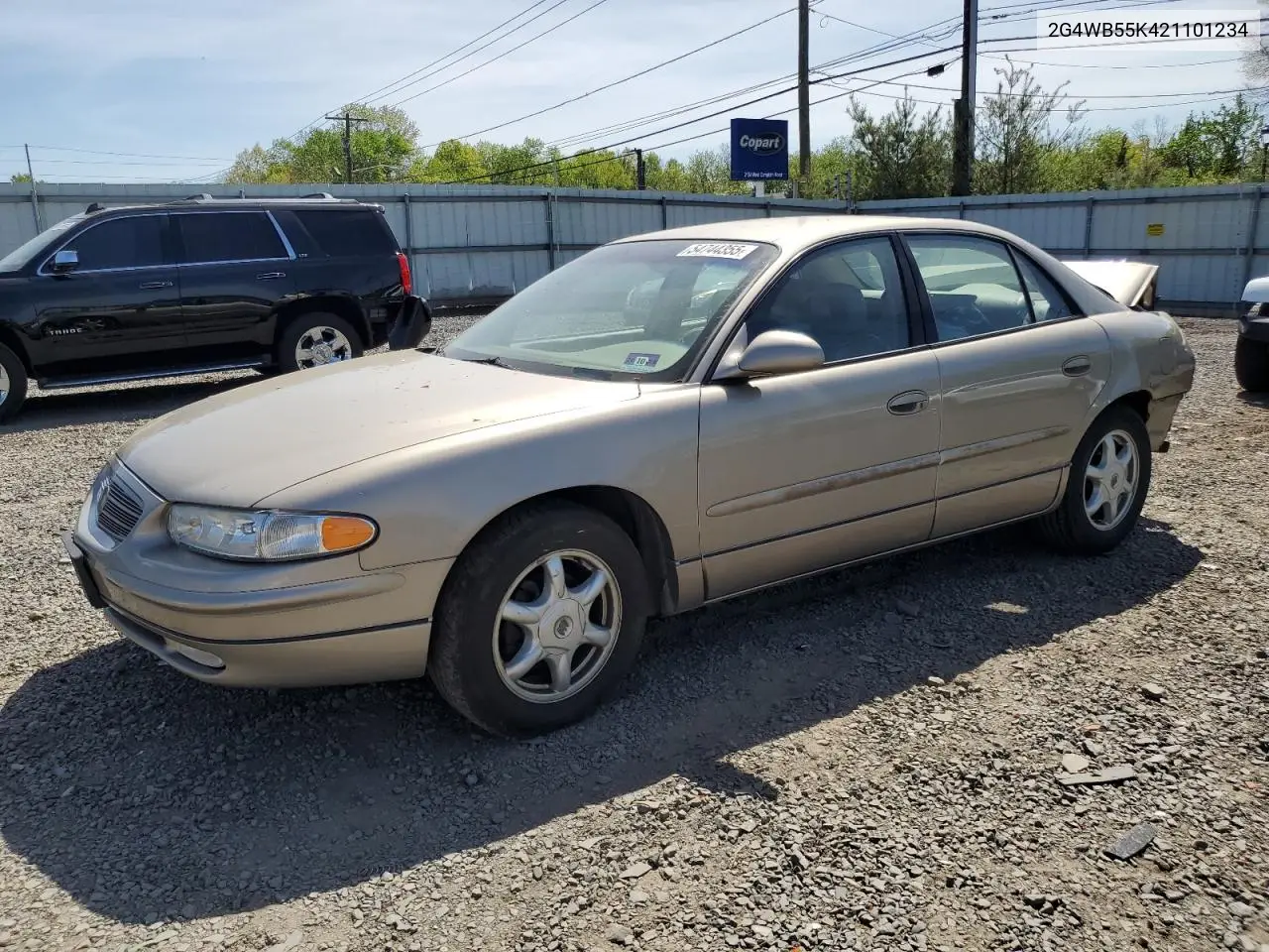 2002 Buick Regal Ls VIN: 2G4WB55K421101234 Lot: 54744355