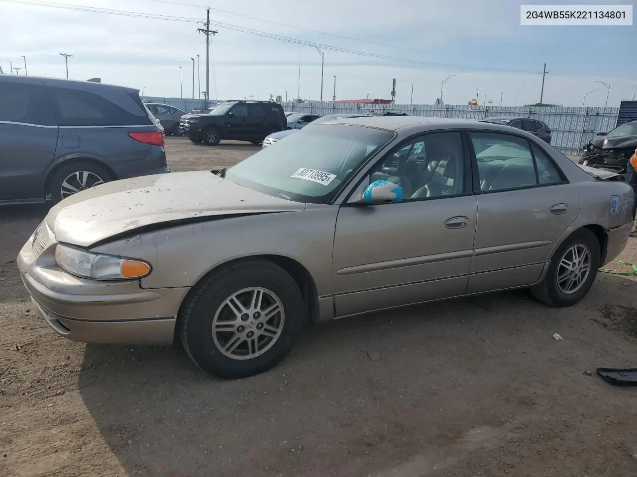2002 Buick Regal Ls VIN: 2G4WB55K221134801 Lot: 60713995