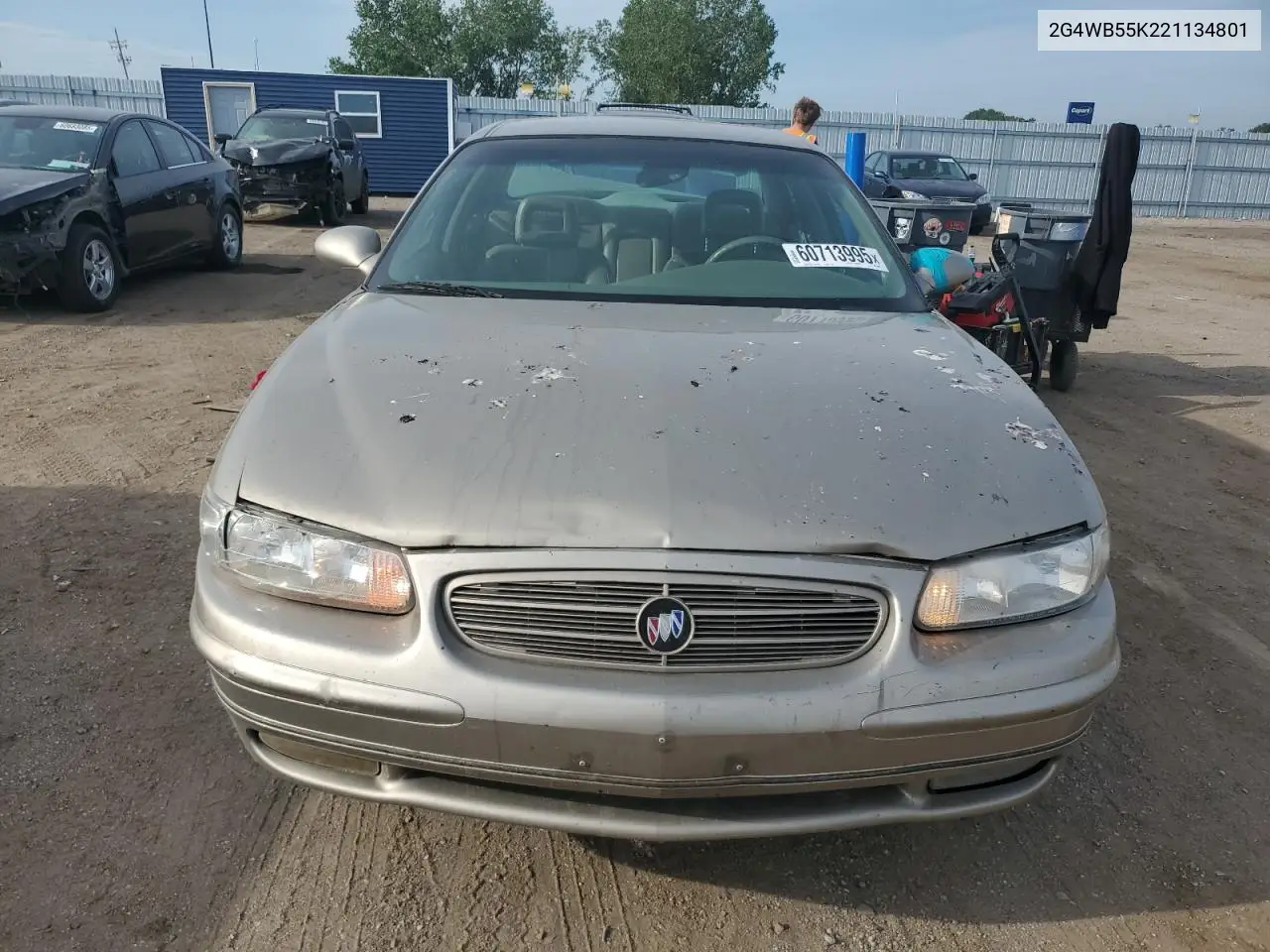 2002 Buick Regal Ls VIN: 2G4WB55K221134801 Lot: 60713995