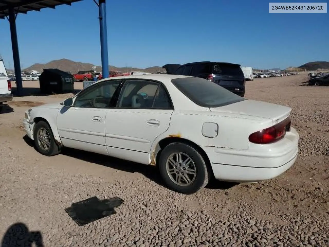2g4wb52k431206720 2G4WB52K431206720 2003 Buick Regal Ls