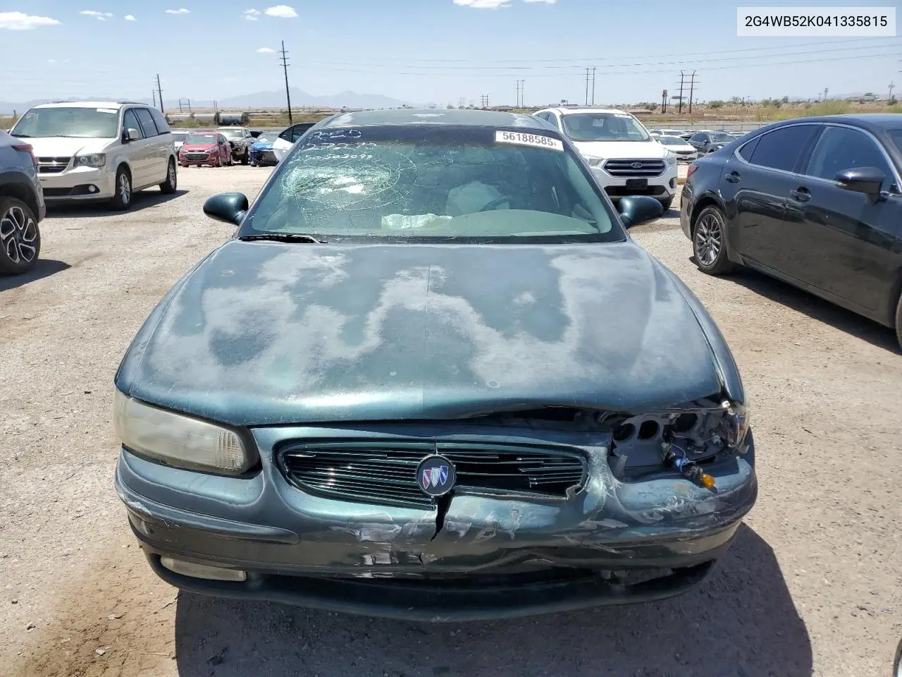 2004 Buick Regal Ls VIN: 2G4WB52K041335815 Lot: 56188585
