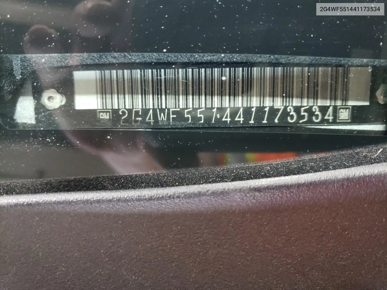 2004 Buick Regal Gs VIN: 2G4WF551441173534 Lot: 61675595