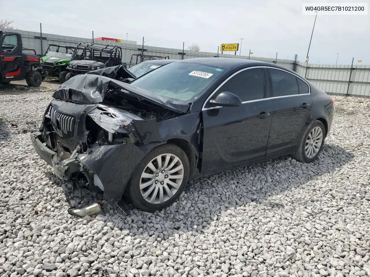 2011 Buick Regal Cxl VIN: W04GR5EC7B1021200 Lot: 53133265